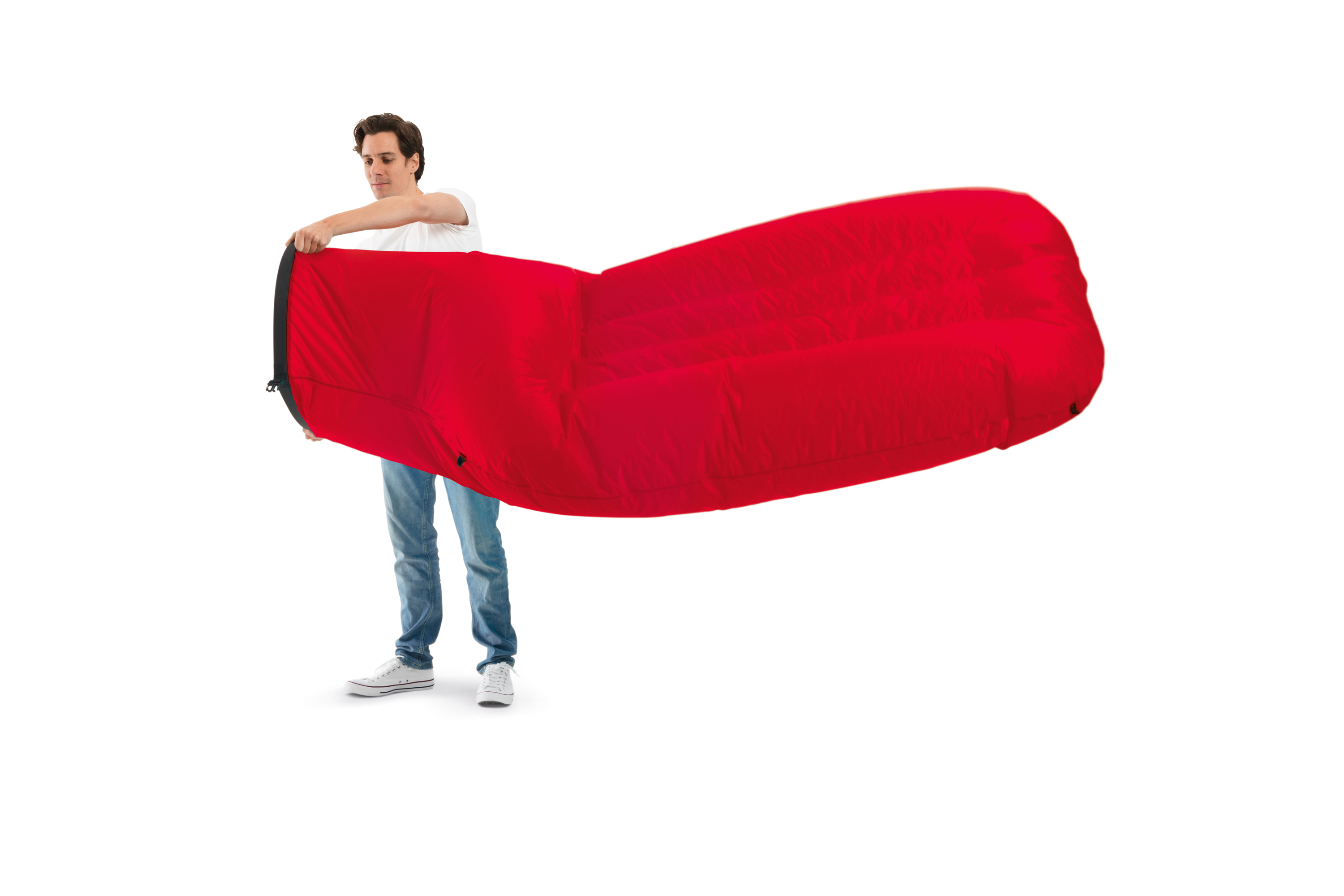 fatboy Aufblasbares Luftsofa Lamzac L Rot fatboy Aufblasbares Luftsofa Lamzac L Rot