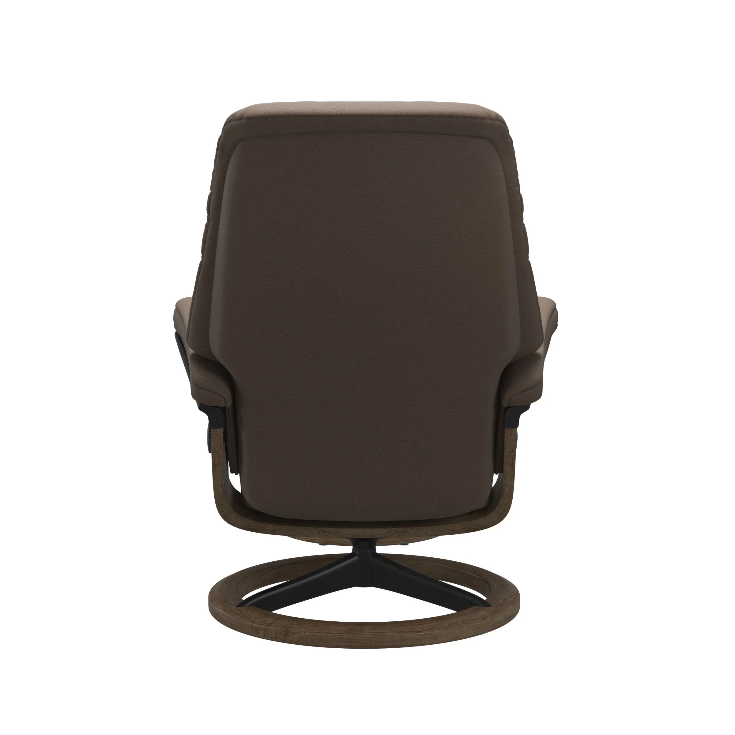 Stressless Sunrise Signature Sessel mit Hocker M Leder Batick Mole Mattschwarz