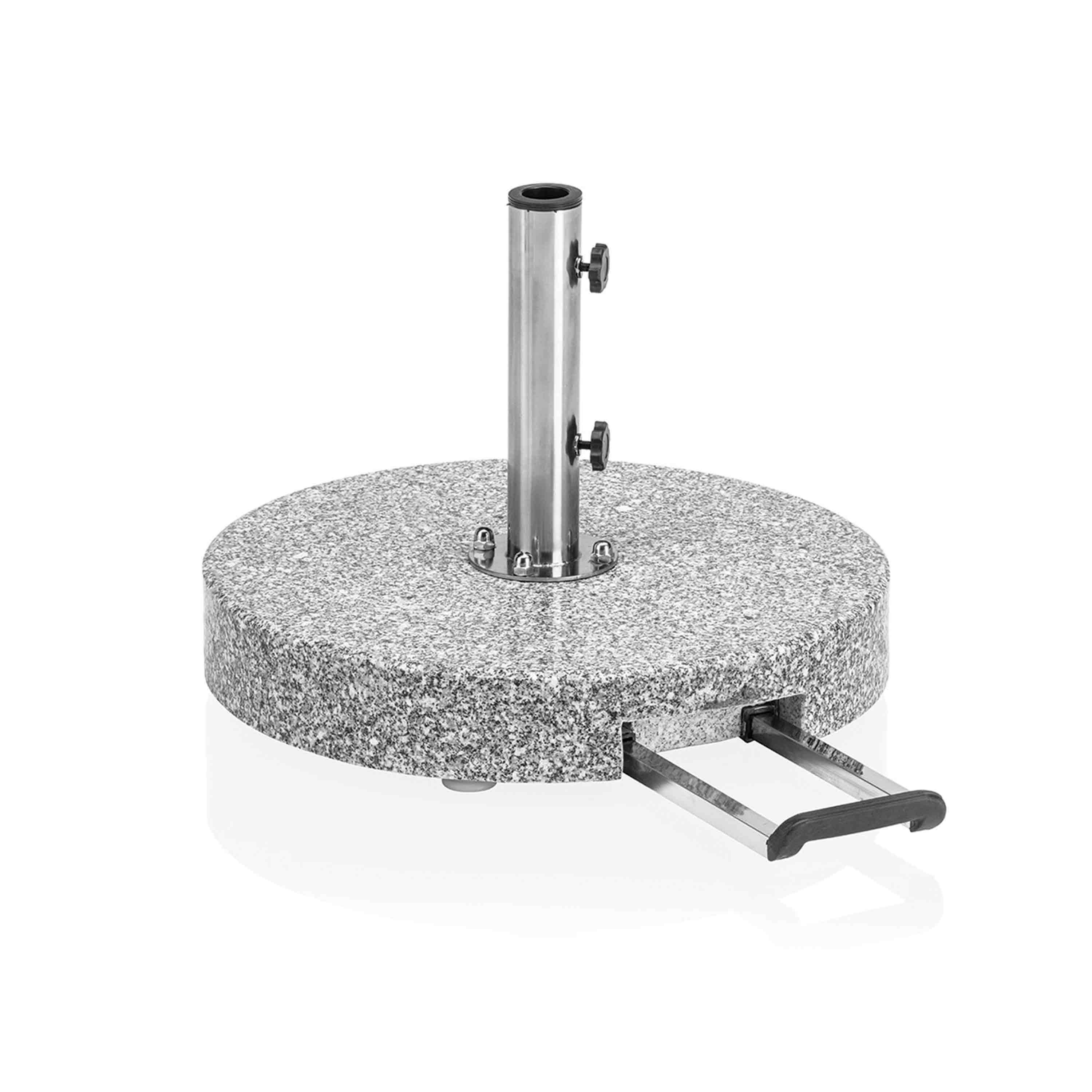 Kettler Schirmständer Easy Stand Granit 55 kg Grau