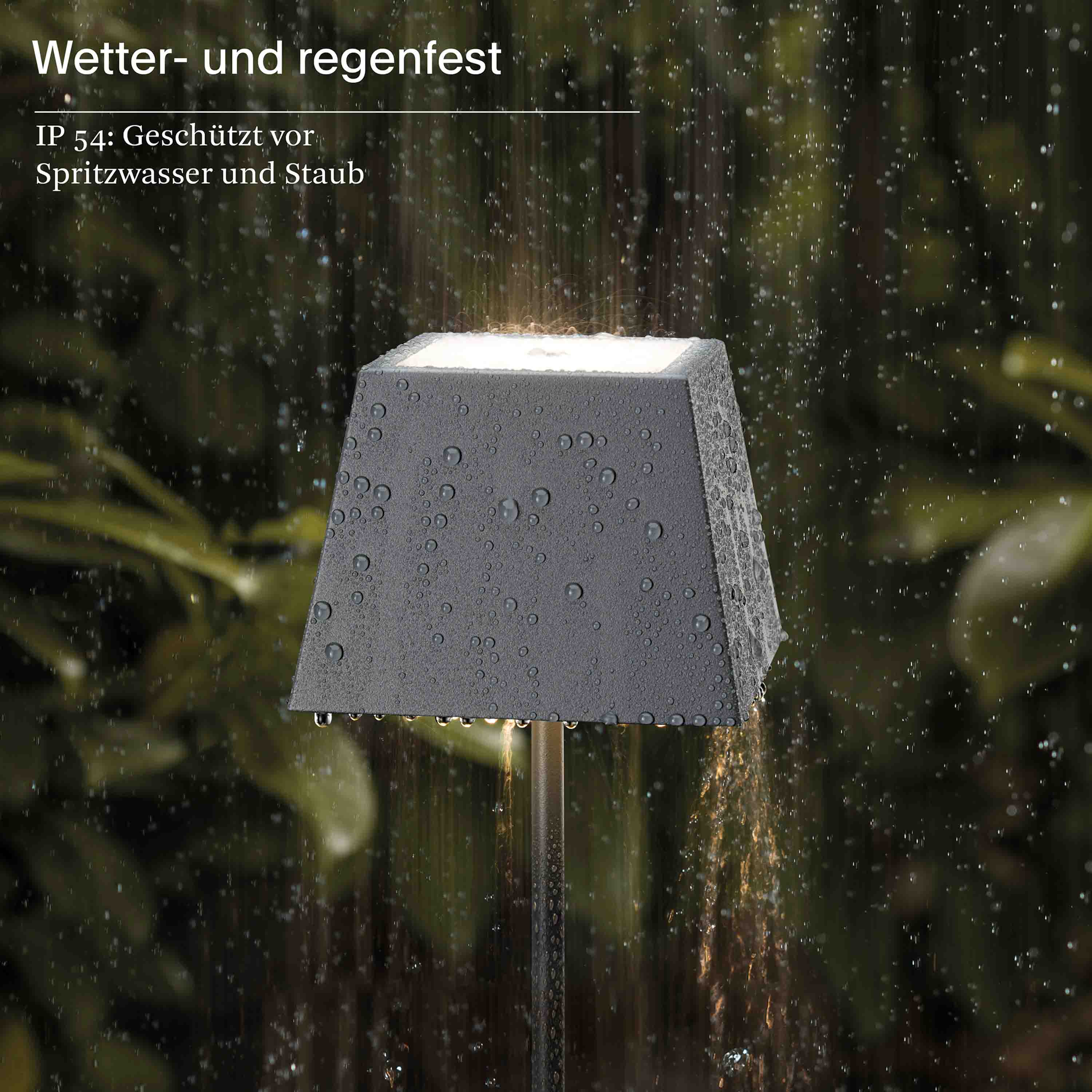Sigor Tischleuchte Nuindie Mini 25cm Eckig Graphitgrau Sigor Tischleuchte Nuindie Mini 25cm Eckig Graphitgrau