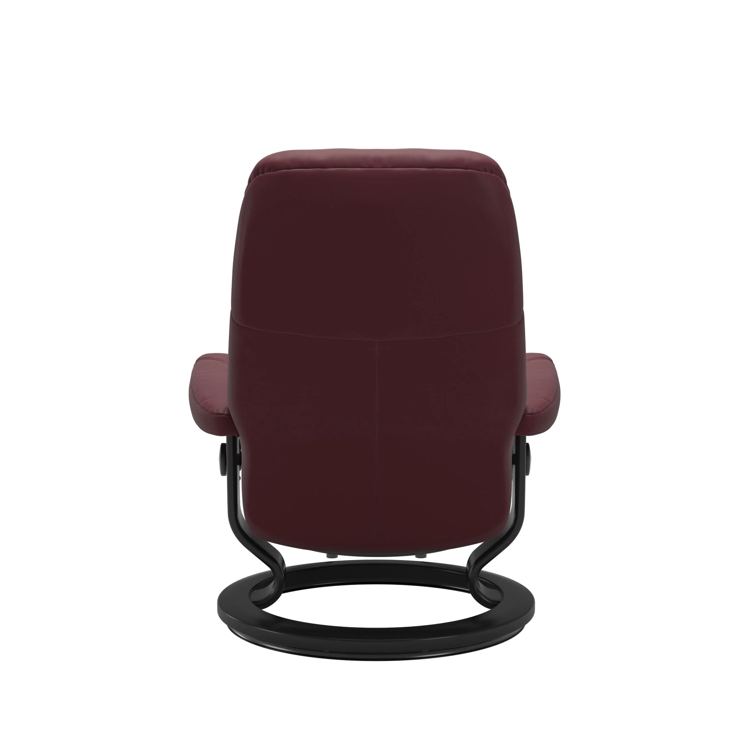 Stressless Consul Classic Sessel mit Hocker M Leder Batick Schwarz