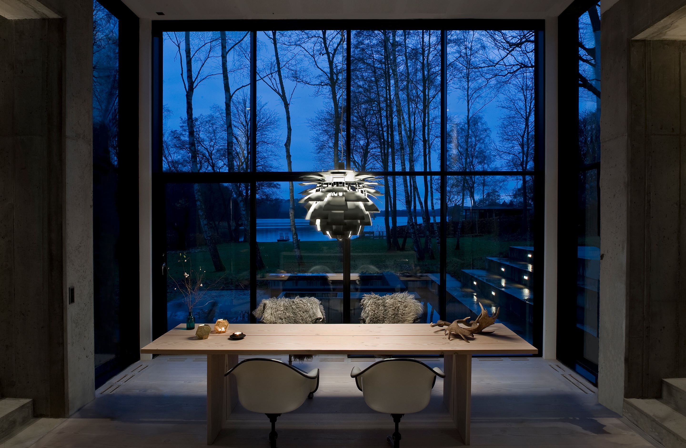 Louis Poulsen Pendelleuchte PH Artichoke Ø720 Schwarz