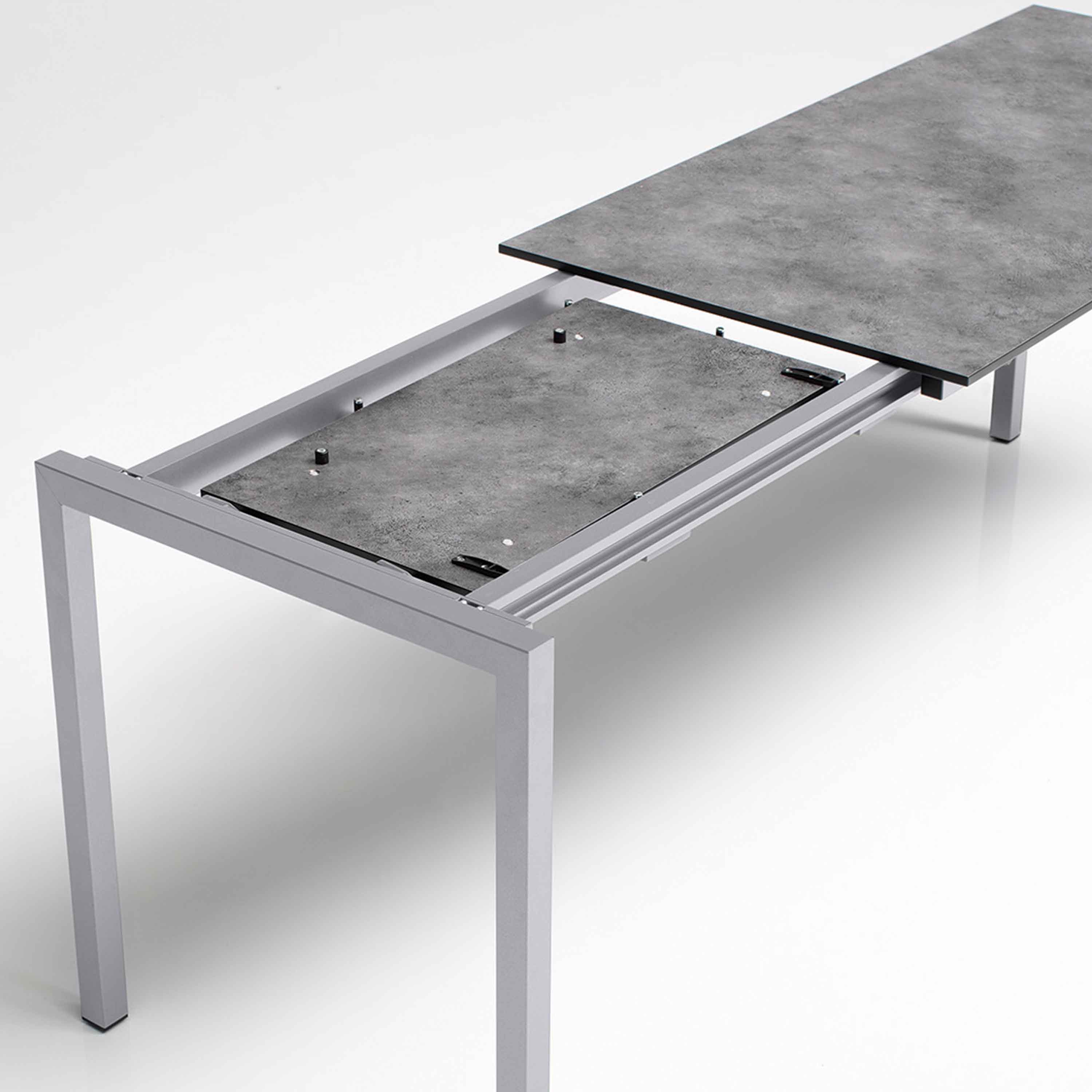 Kettler Gartentisch Cubic Ausziehtisch 140/210x70 Silber/Anthrazit Kettler Gartentisch Cubic Ausziehtisch 140/210x70 Silber/Anthrazit