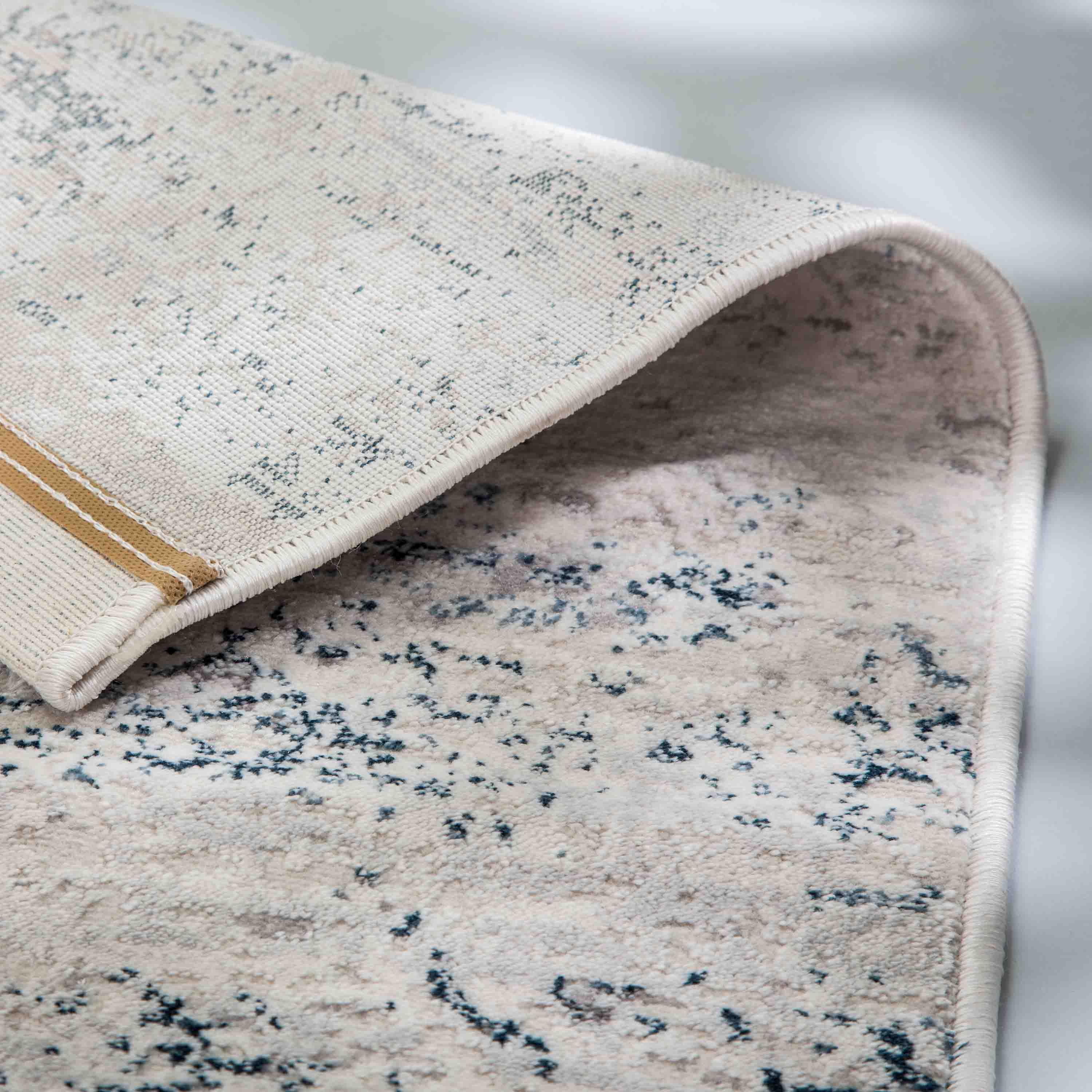 Astra Teppich Antea 80x150 cm Blau Creme Vintage