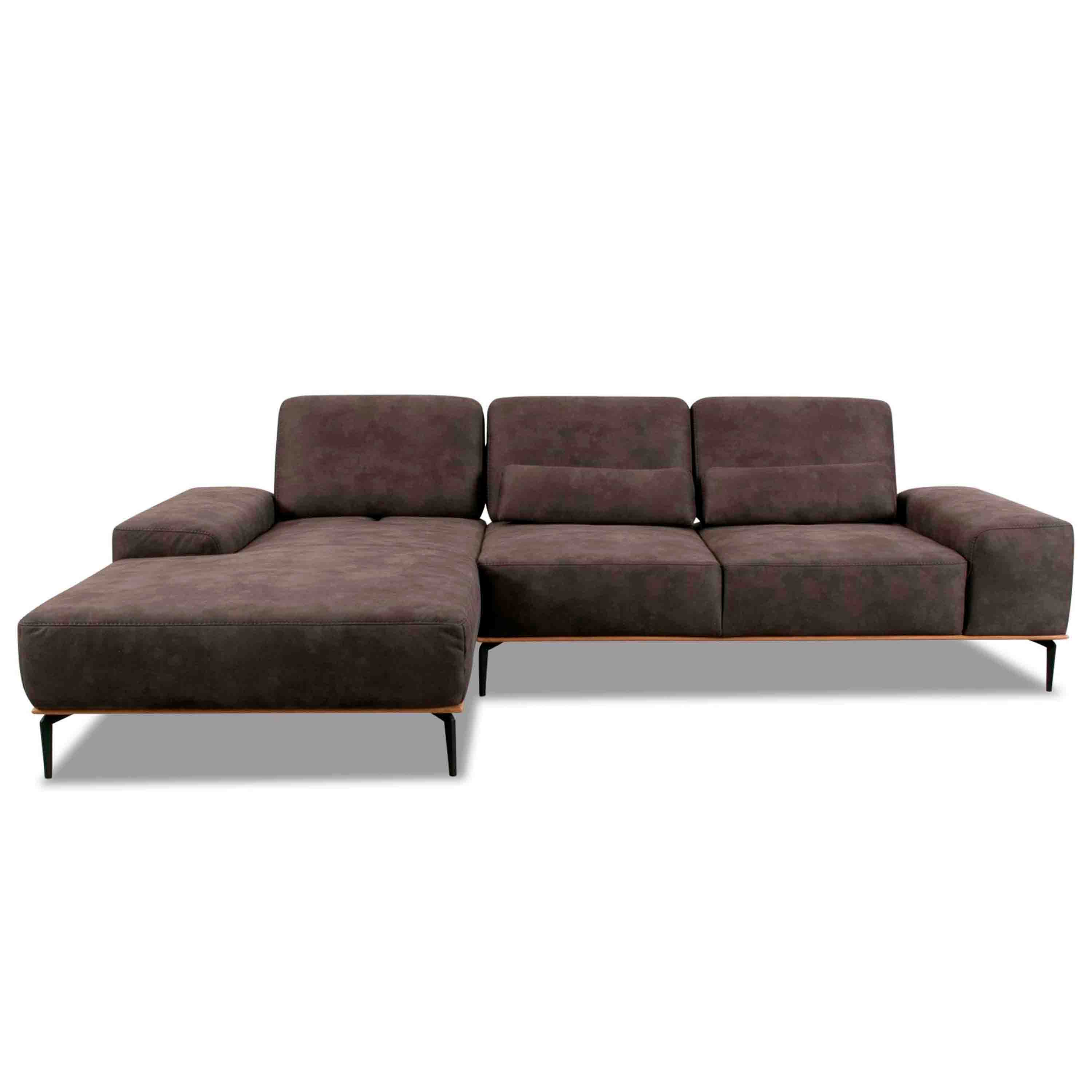 Willi Schillig Sofa Ecksofa Run Longchair Links Mocca