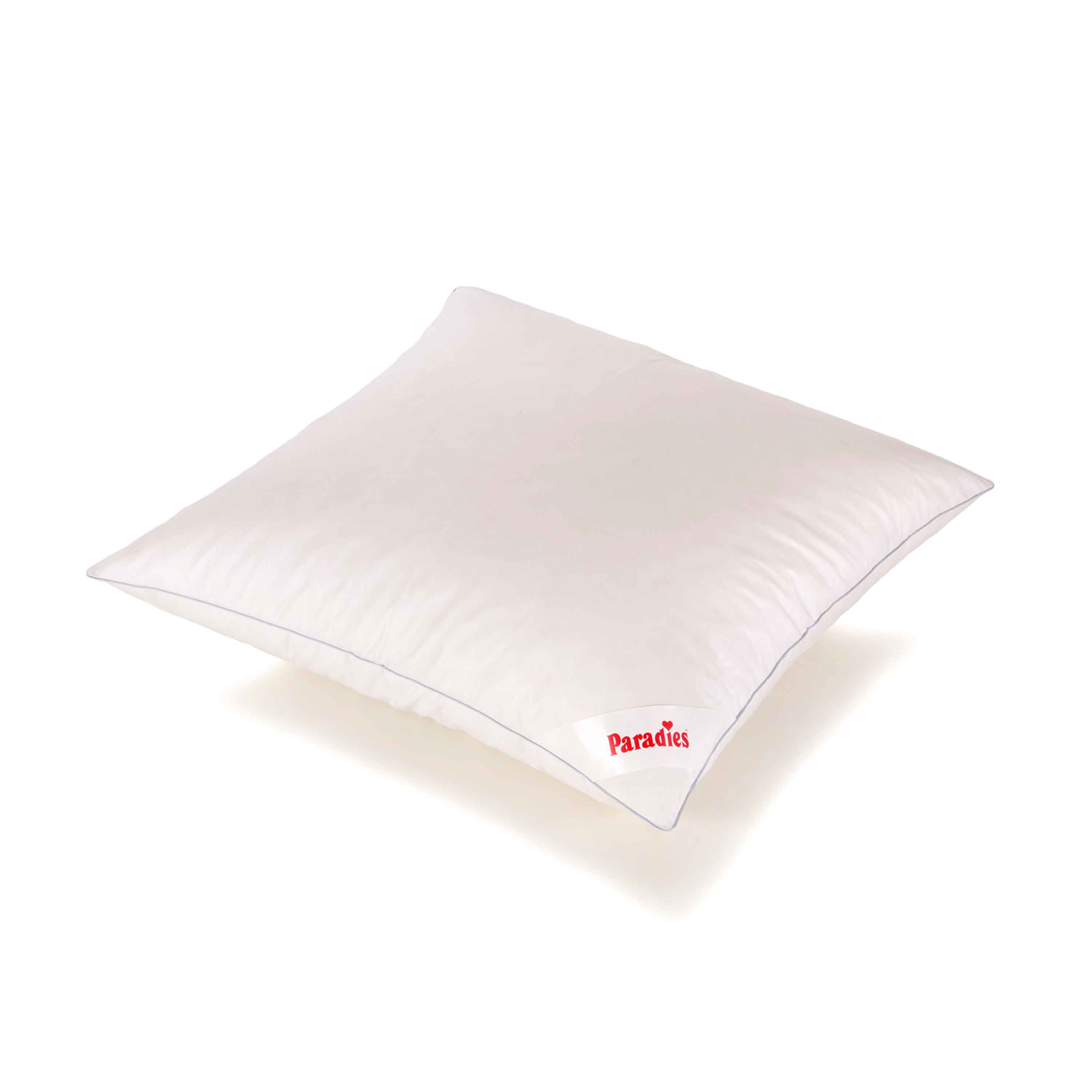 Paradies Kopfkissen Nani medium Bio 80x80 Weiß Paradies Kopfkissen Nani medium Bio 80x80 Weiß