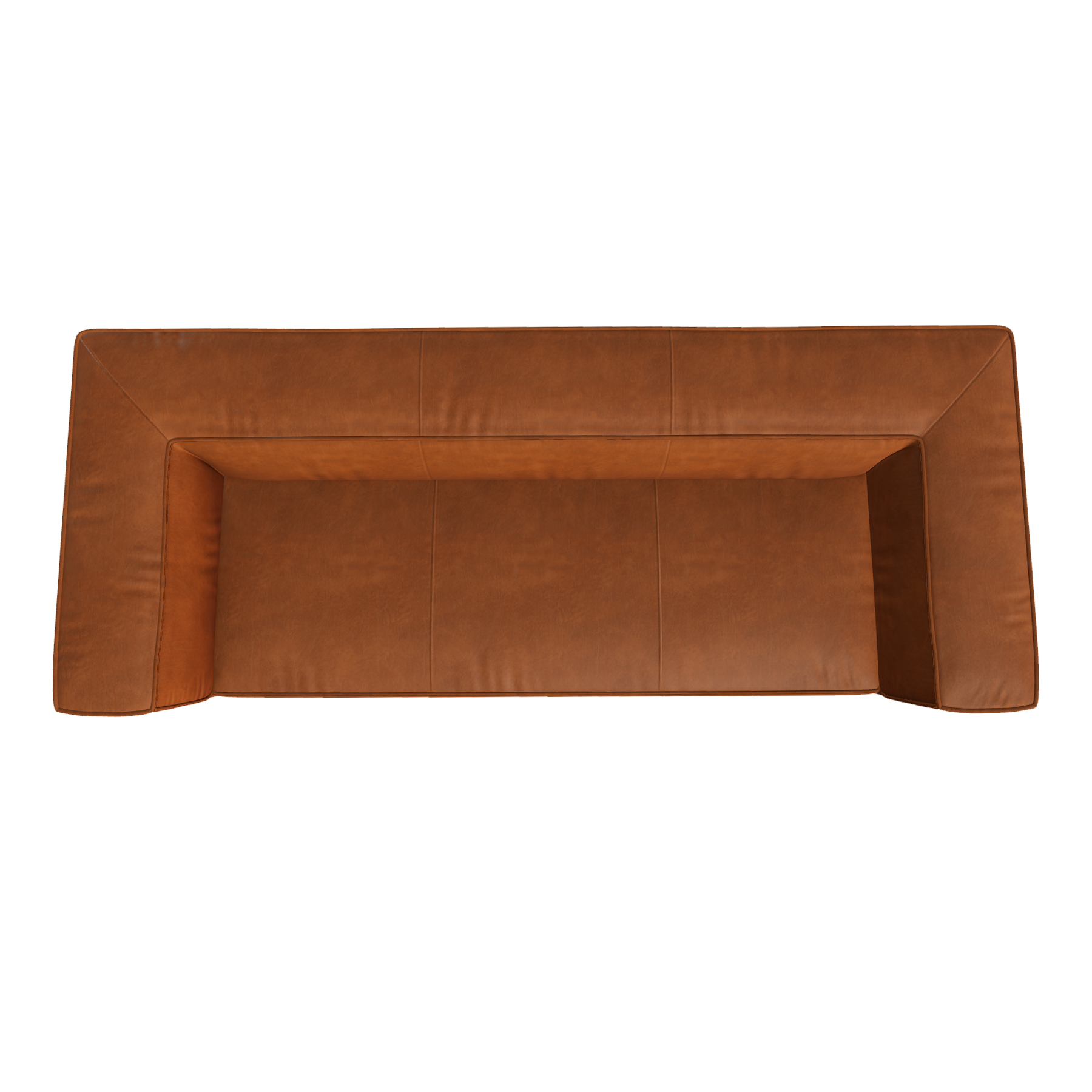 Willi Schillig Sofa 3-Sitzer Around The Block Cognac