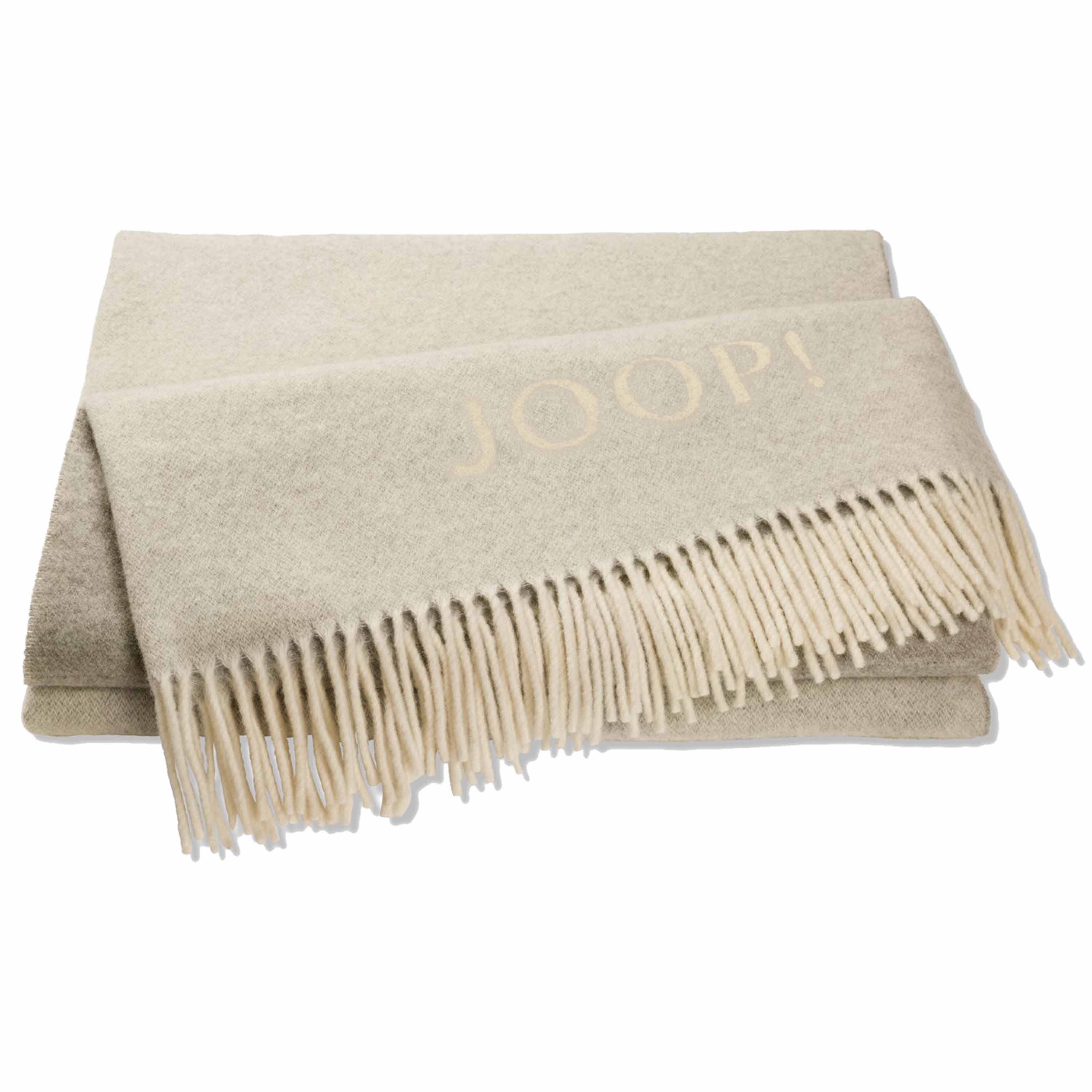 Joop! Plaid Fine Doubleface 130x180 cm Creme Natur