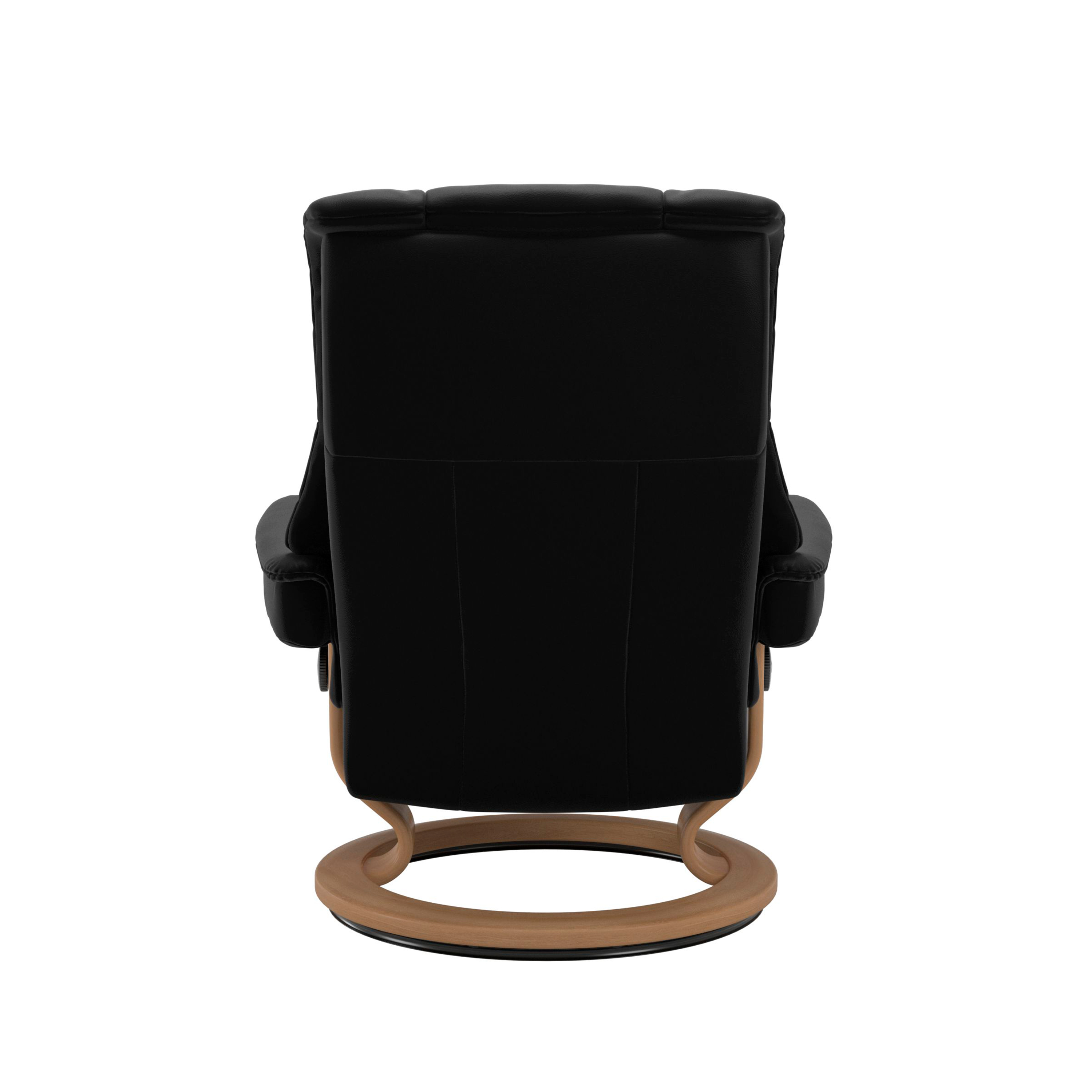 Stressless Mayfair Classic Sessel mit Hocker M Leder Paloma Black Eiche 