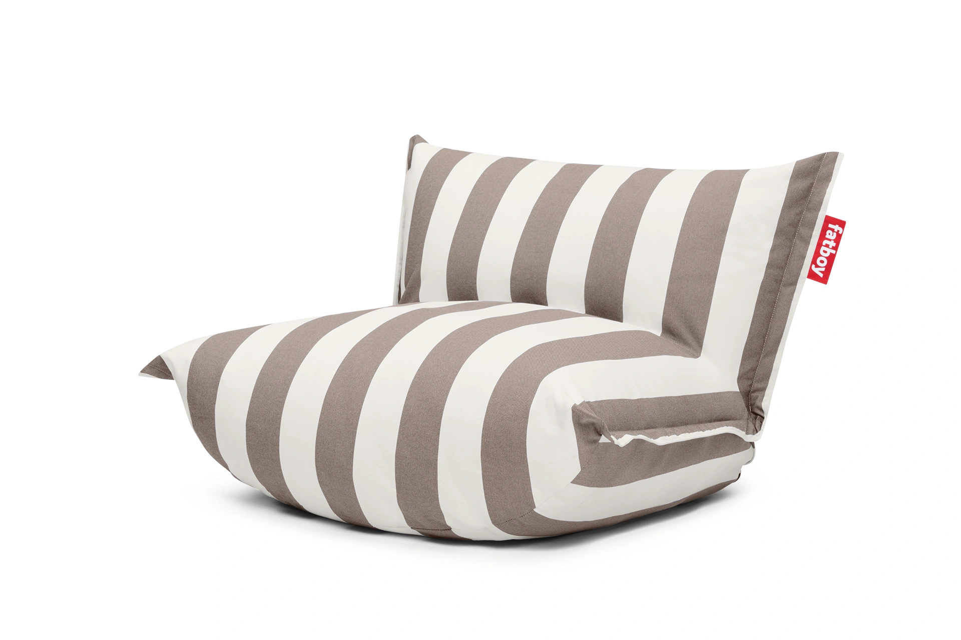 fatboy Lounge-Sessel The Bonbaron Outdoor Stripe Cacao