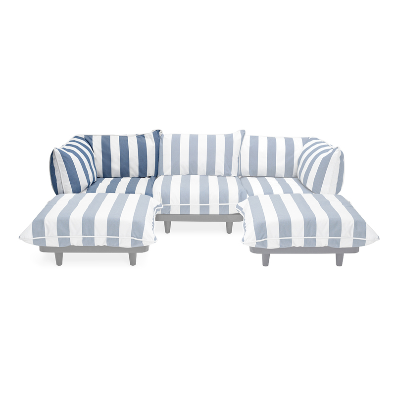 fatboy Gartensofa Paletti Corner Seat Left Ocean Blue