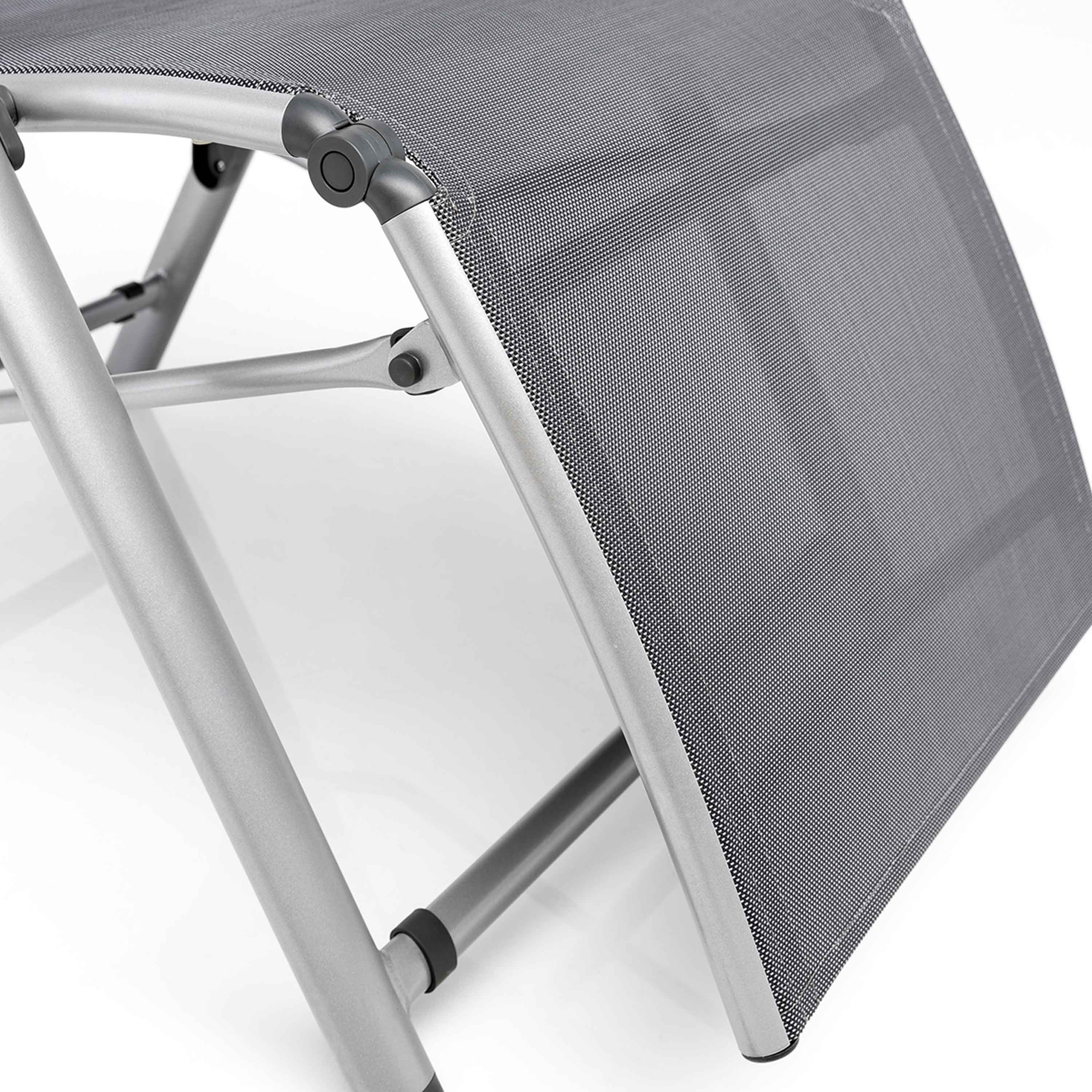 Kettler Gartensessel Cirrus Silver-Line Relaxsessel Silber/Anthrazit-Grau Kettler Gartensessel Cirrus Silver-Line Relaxsessel Silber/Anthrazit-Grau