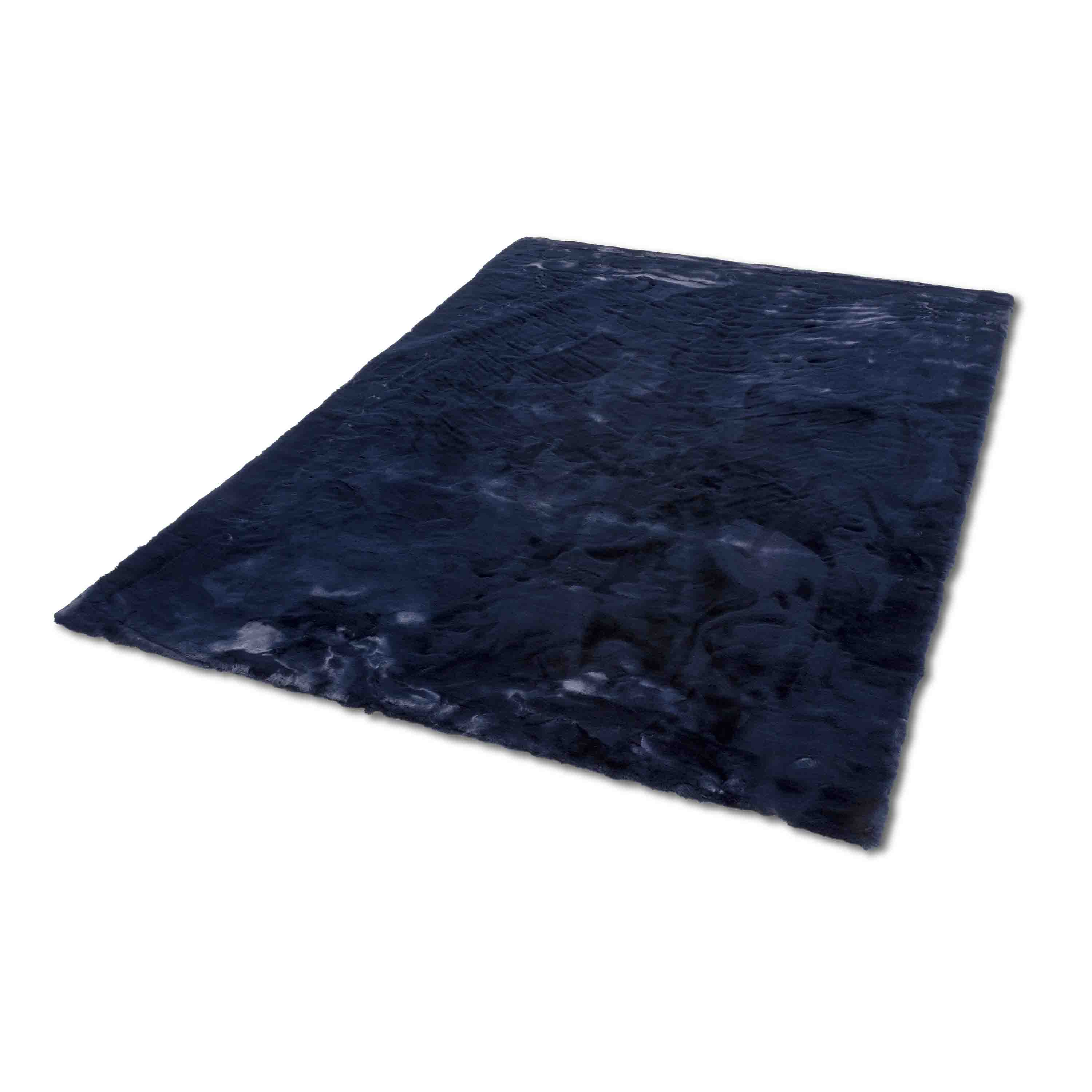 Schöner Wohnen Kollektion Teppich Tender 120x180 cm Nachtblau
