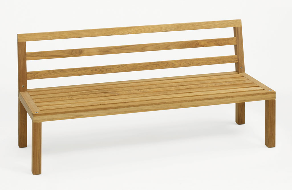 Weishäupl Gartenbank ohne Armlehnen New Hampton 180x62x82 cm Teak