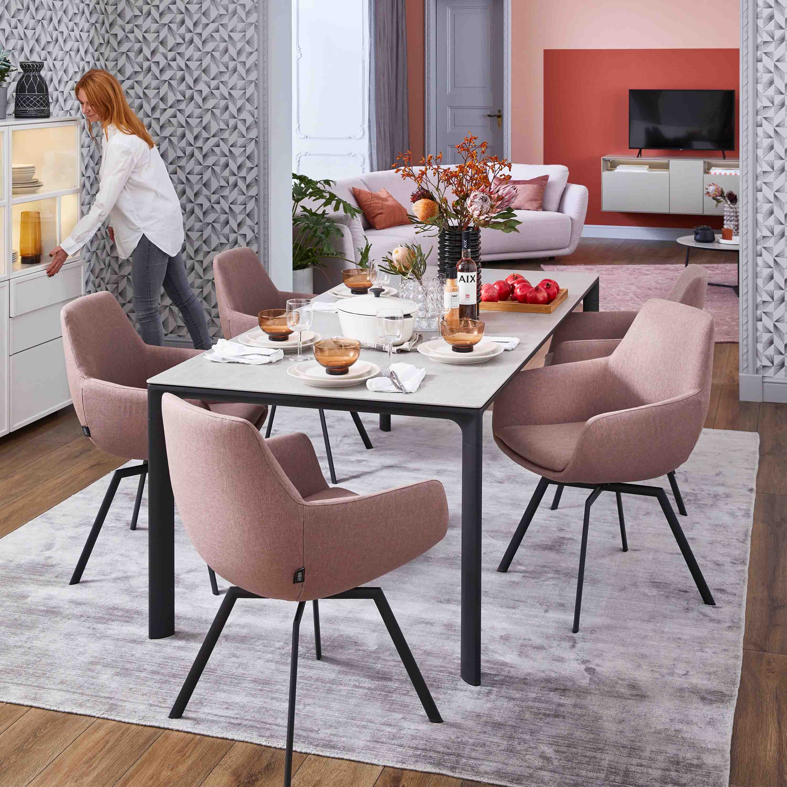 Schöner Wohnen Kollektion Teppich Alessa 140x200 cm Silber Schöner Wohnen Kollektion Teppich Alessa 140x200 cm Silber