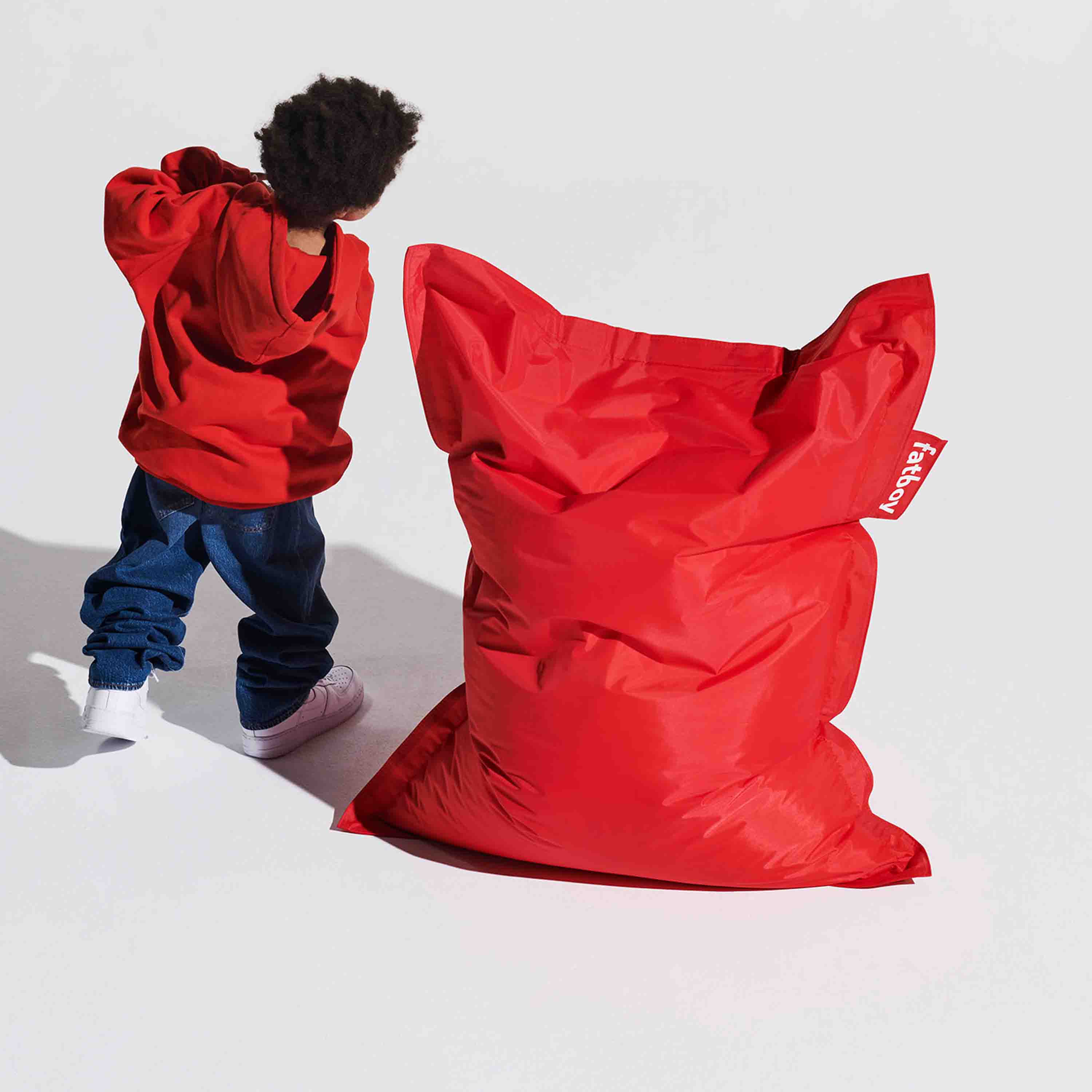 fatboy Sitzsack Junior Nylon Rot