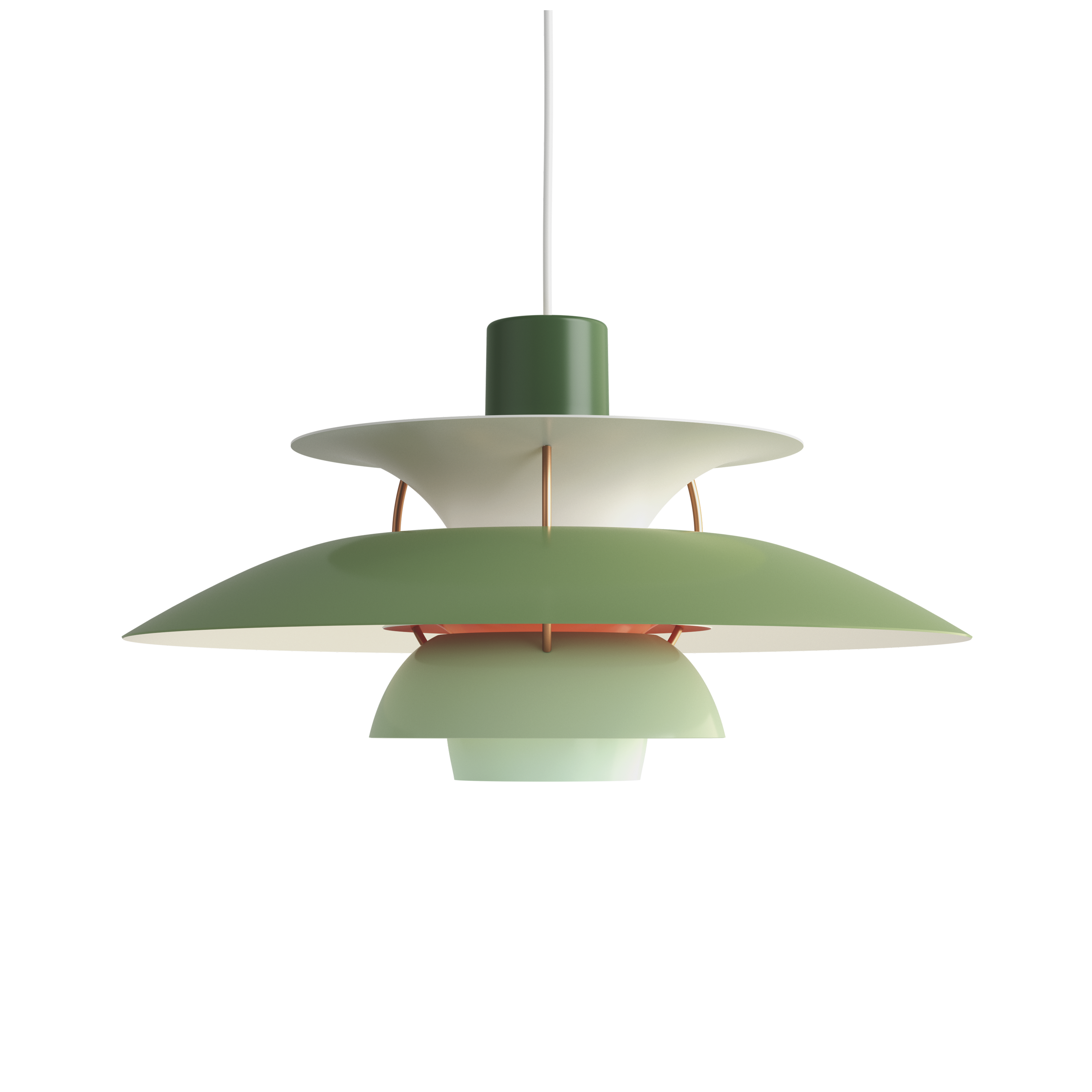 Louis Poulsen Pendelleuchte PH 5 Hues of Green Louis Poulsen Pendelleuchte PH 5 Hues of Green