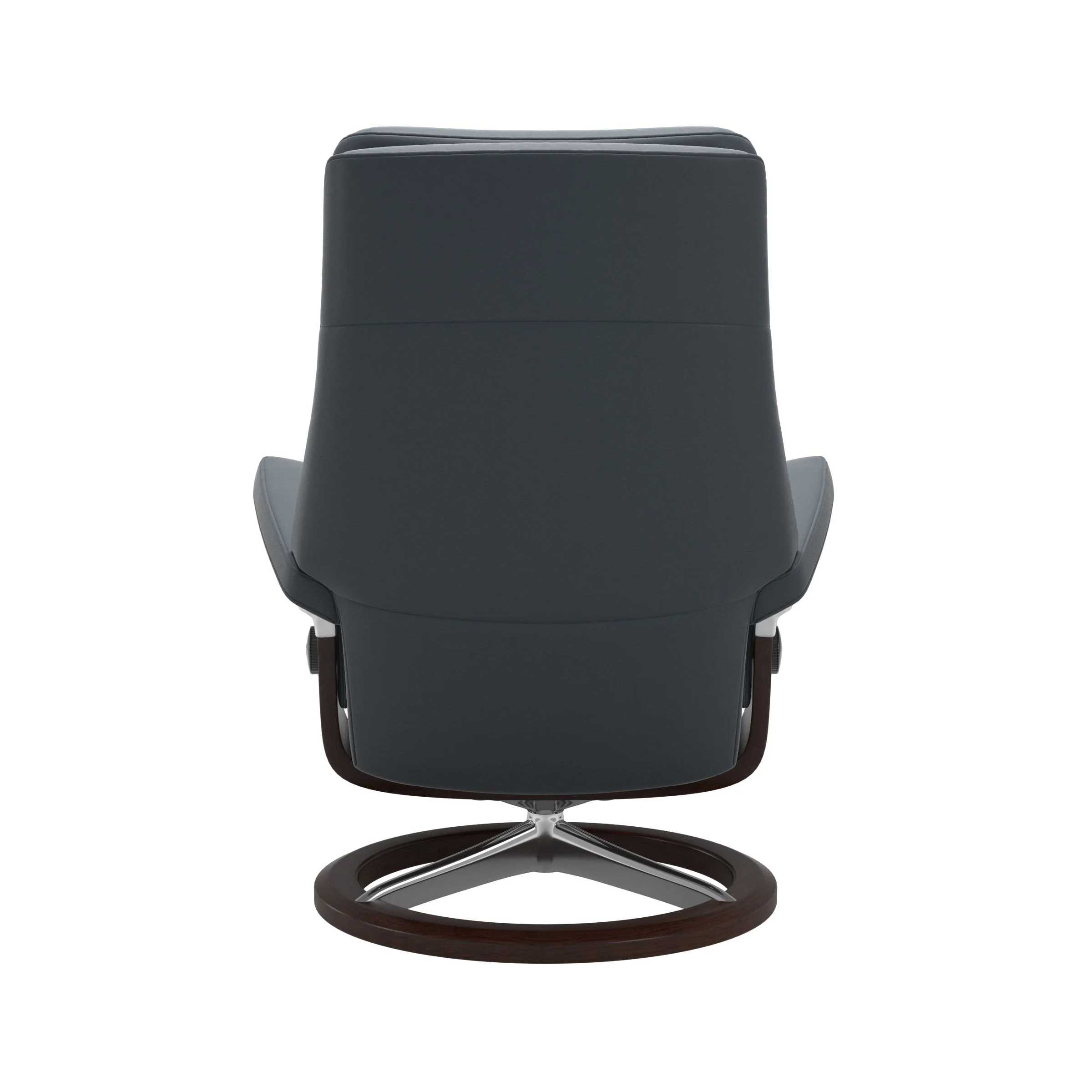 Stressless Paul Signature Sessel mit Hocker M Leder Batick Braun Chrom