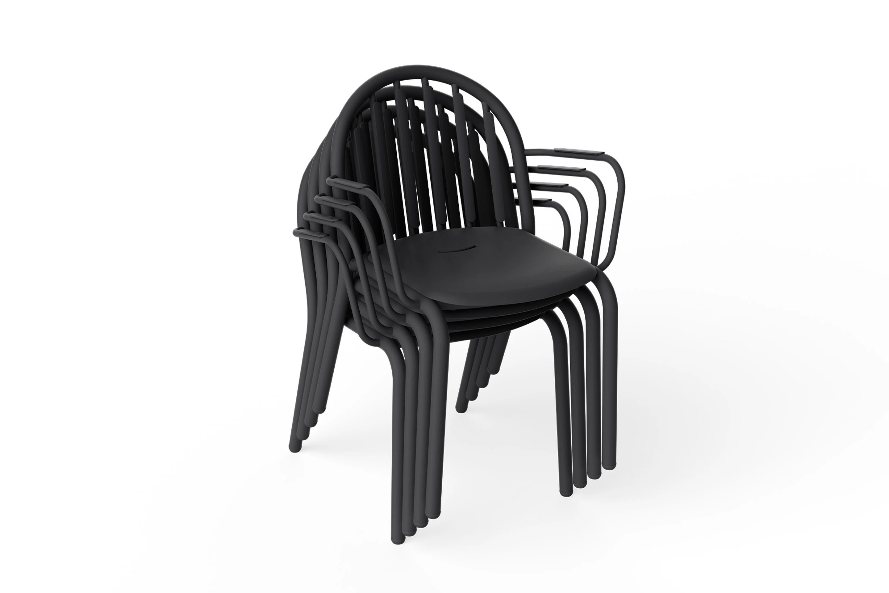 fatboy Gartenstuhl Fred'S Armchair Set (4 Pcs) Anthrazit