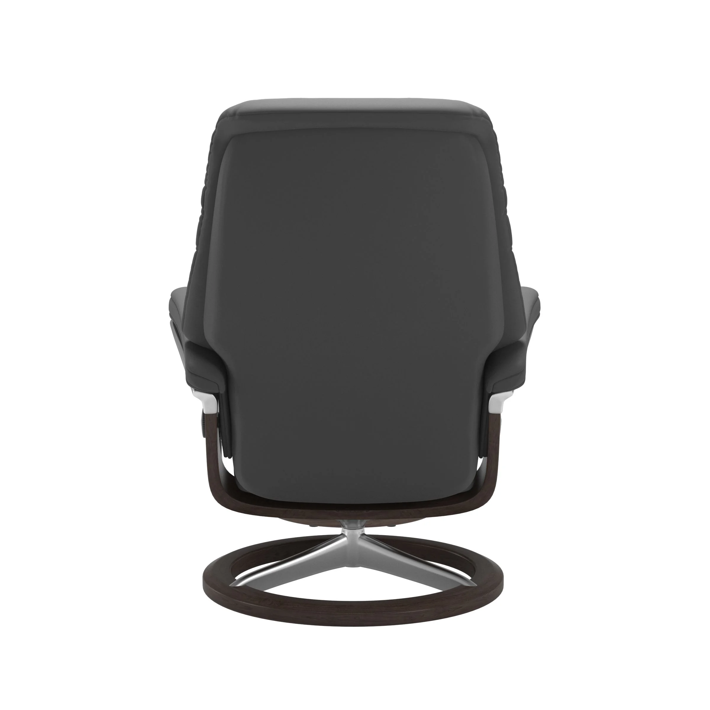 Stressless Sunrise Signature Sessel mit Hocker M Leder Batick Wenge Chrom