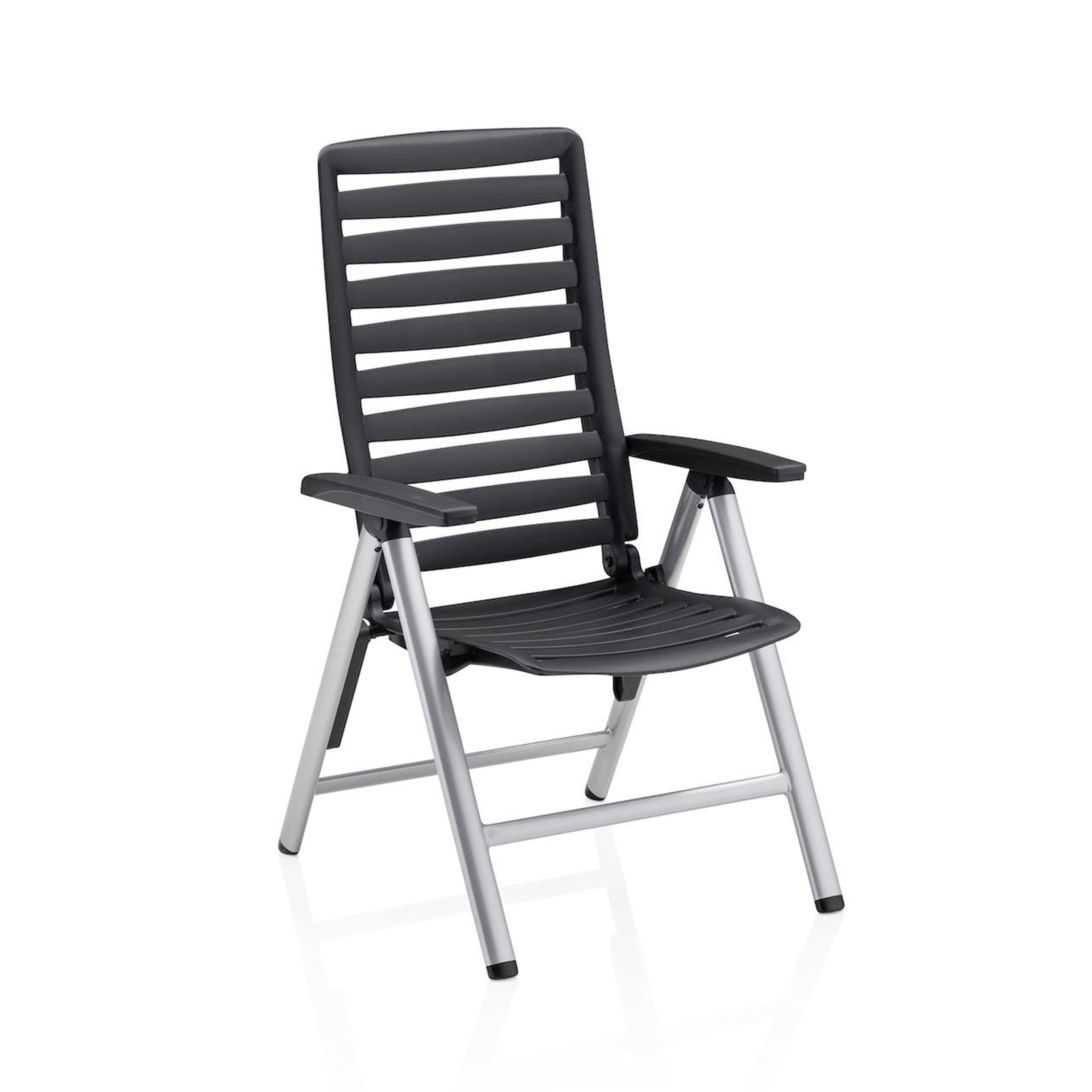 Kettler Gartensessel Wave Multipositionssessel Silber/Anthrazit