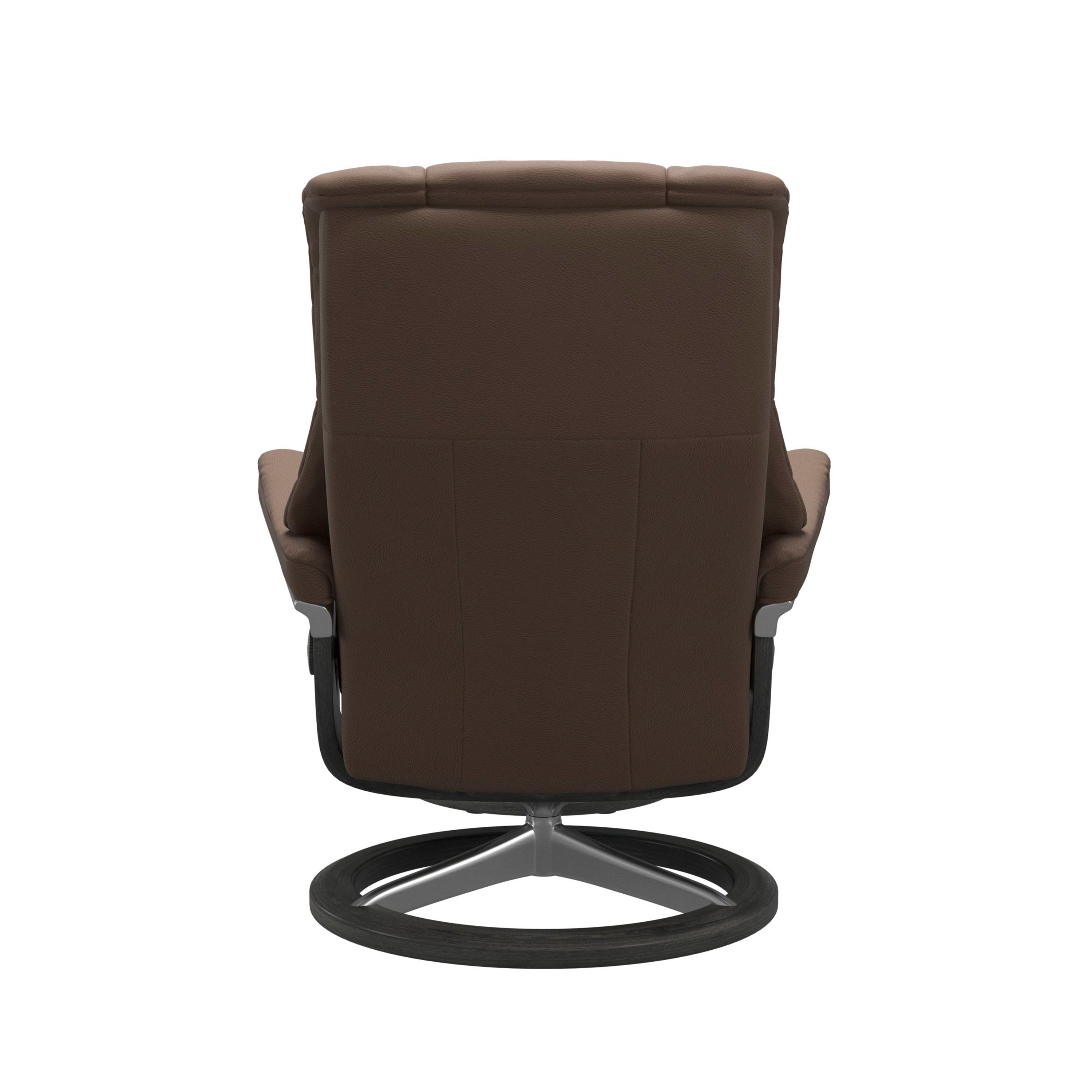 Stressless Mayfair Signature Sessel mit Hocker M Leder Batick Mole Grau Chrom