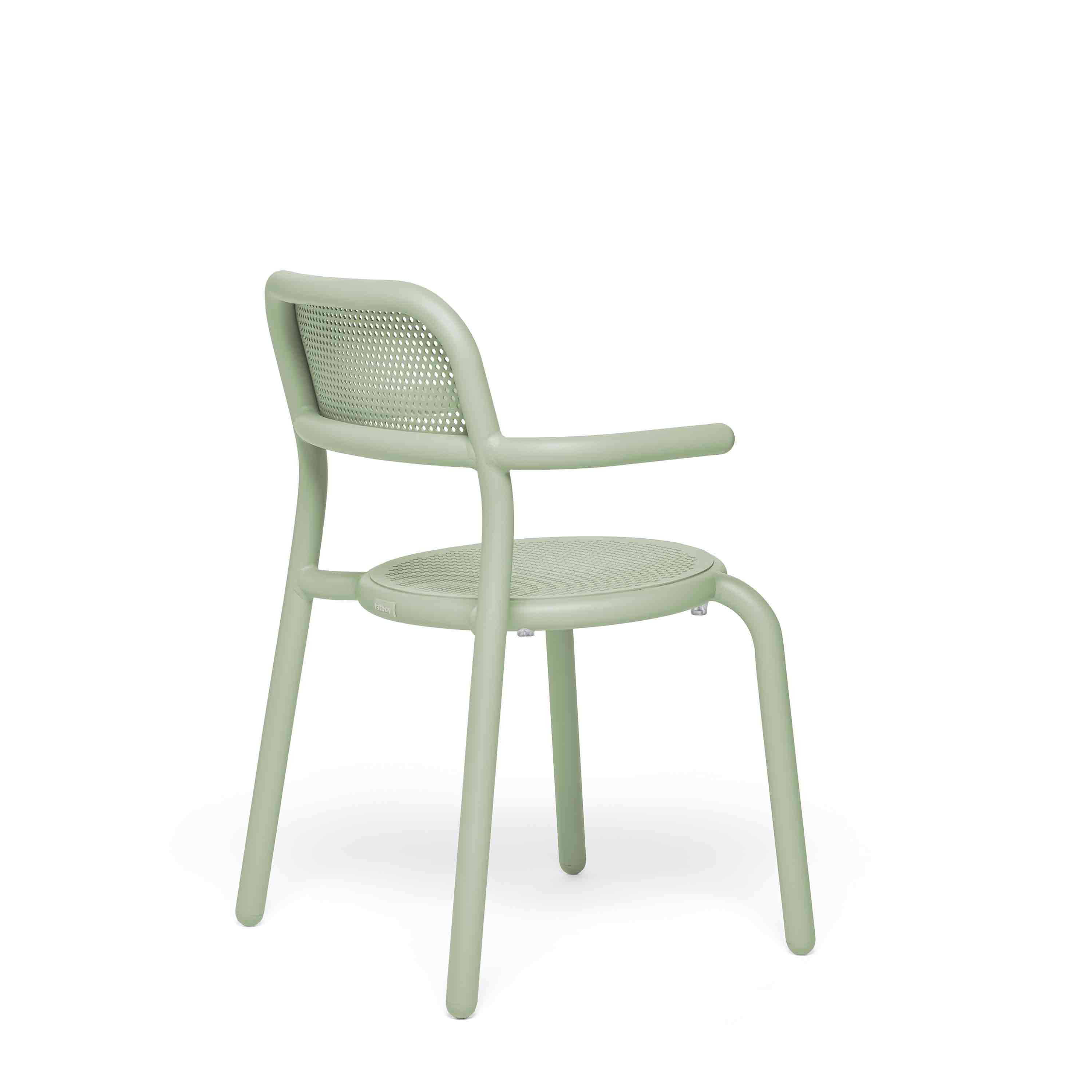 fatboy Gartenstuhl Toni Armchair 4er-Set Mist Green