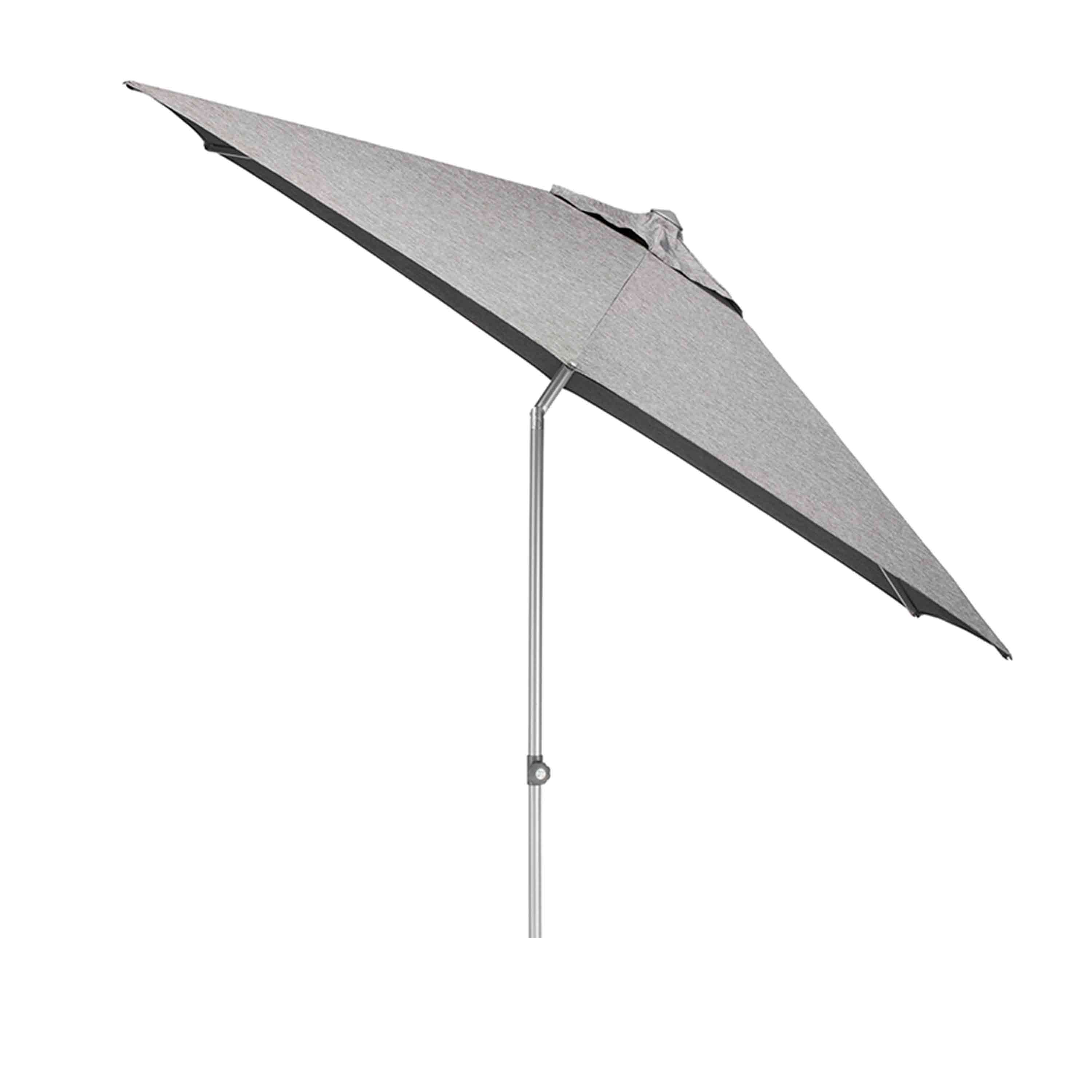 Kettler Sonnenschirm Easy Push Ø 300 cm Silber/Charcoal