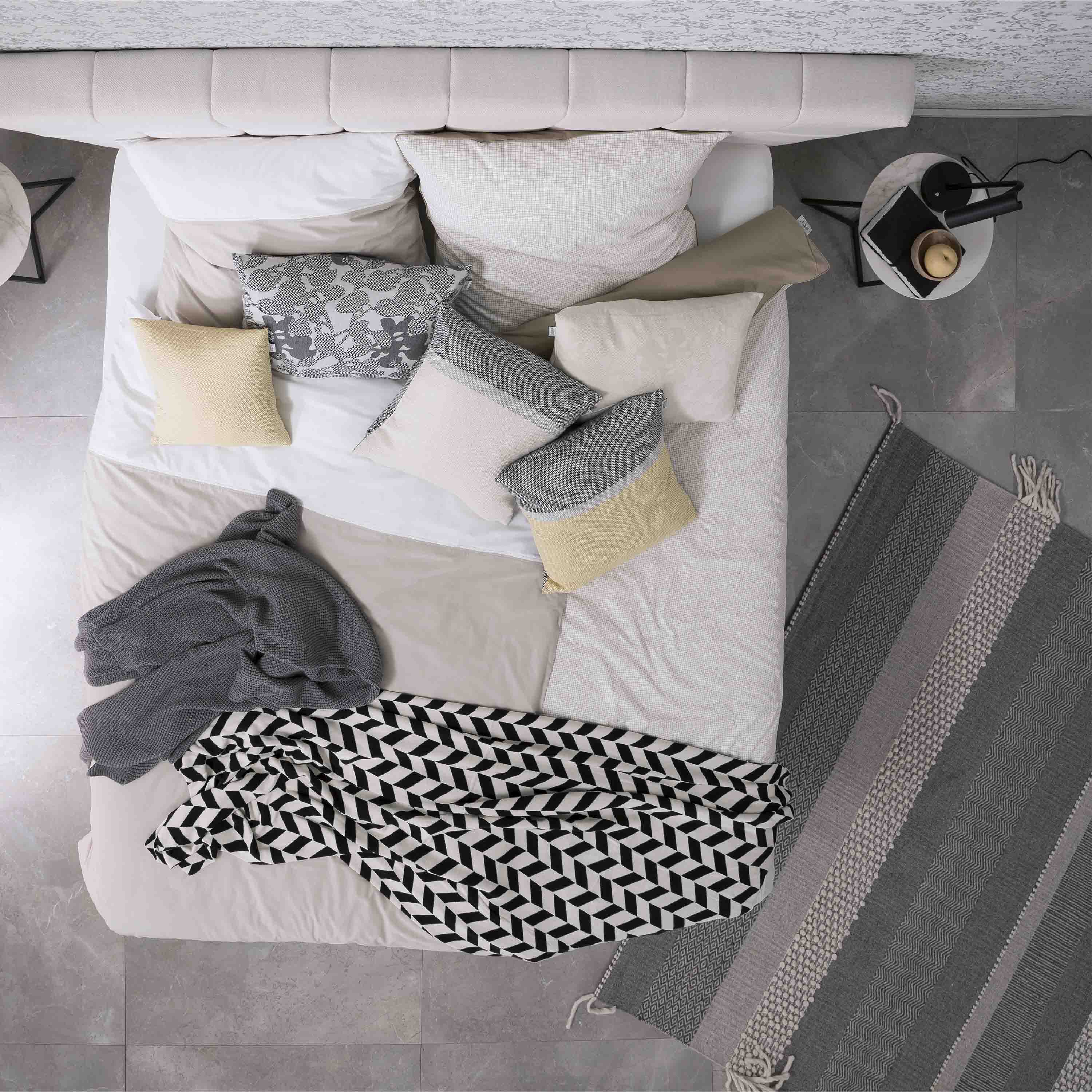 Schöner Wohnen Kollektion Teppich Botana 140x200 cm Grau Beige