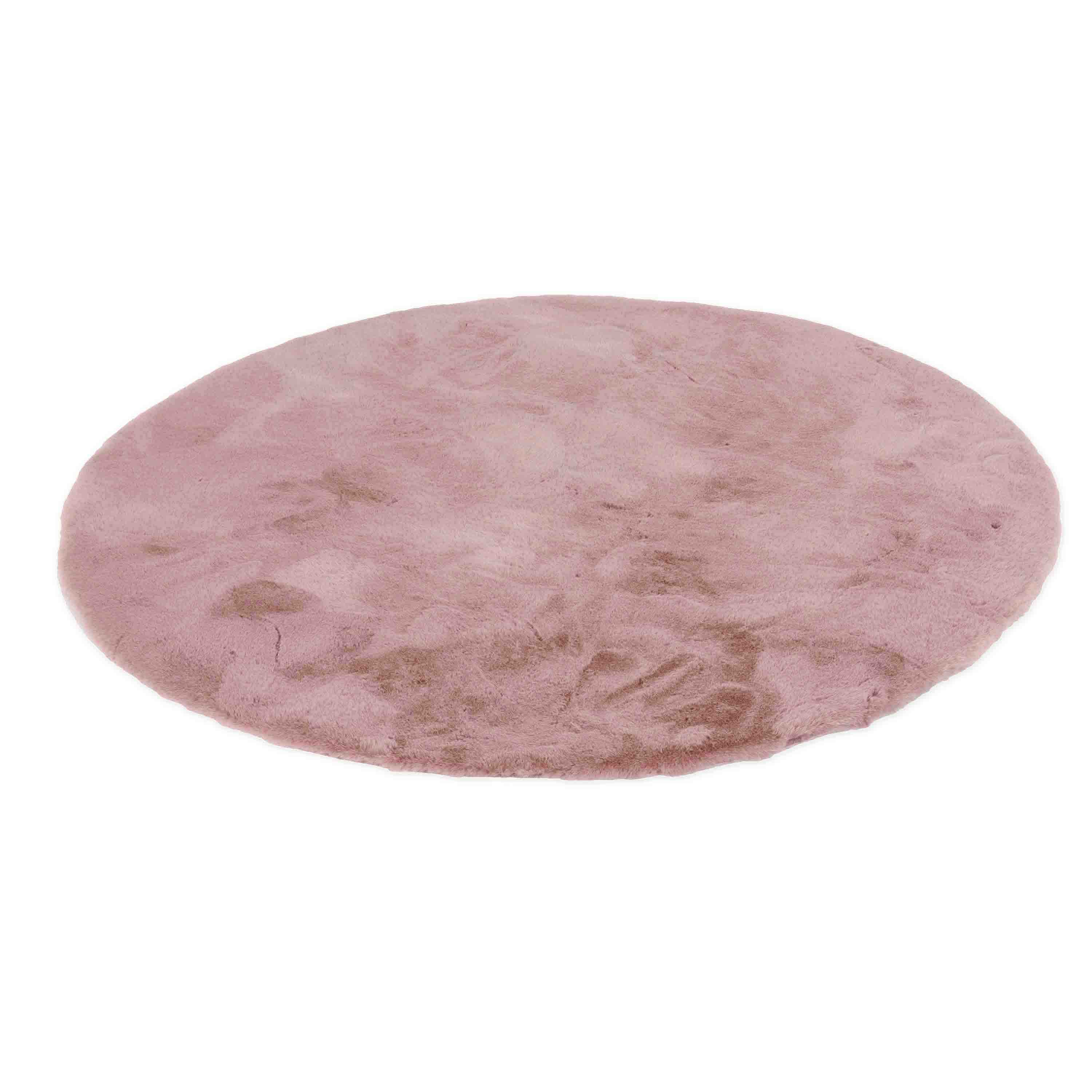Schöner Wohnen Kollektion Teppich Tender 120 cm Rund Altrosa