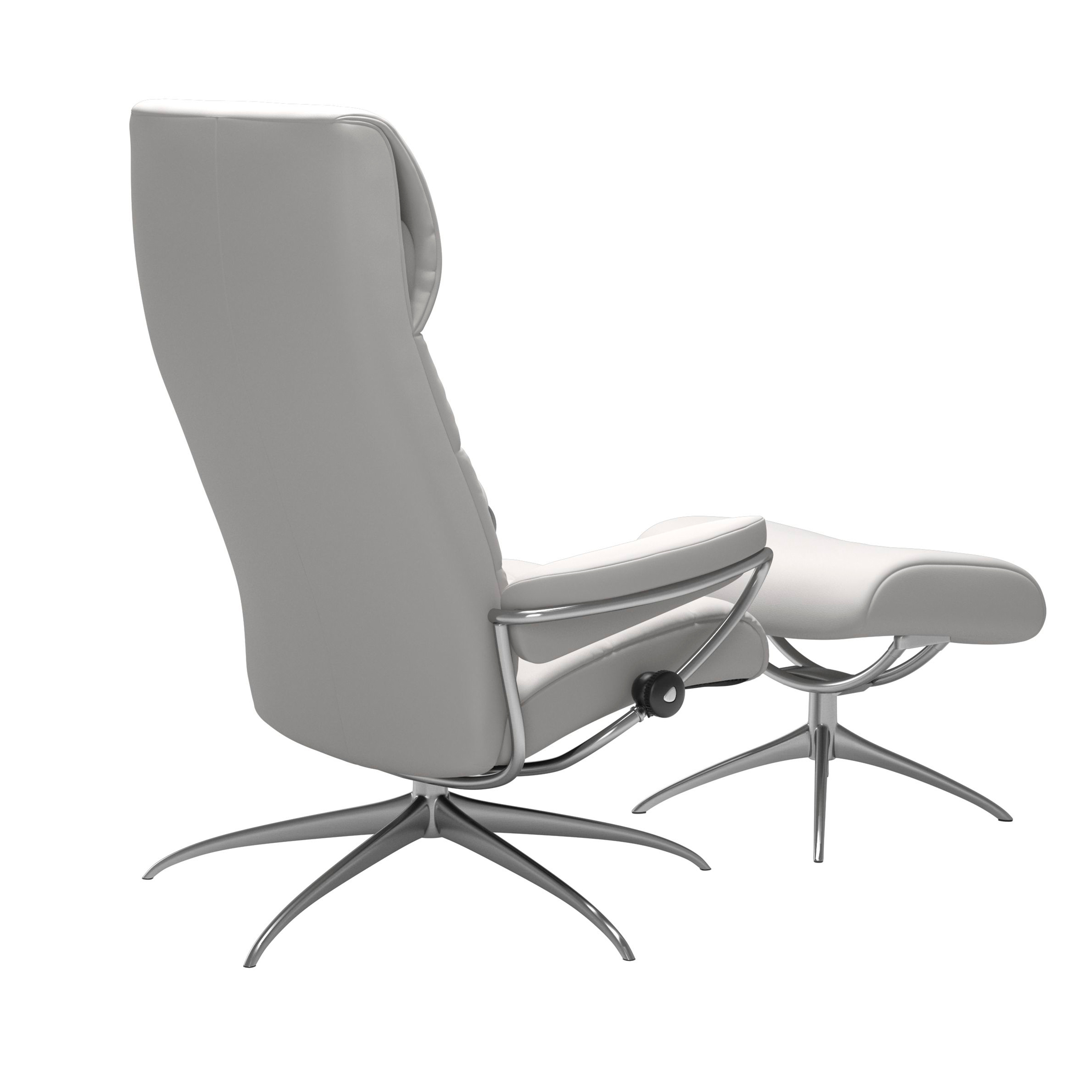 Stressless London High Back M Leder Batick Snow Chrom
