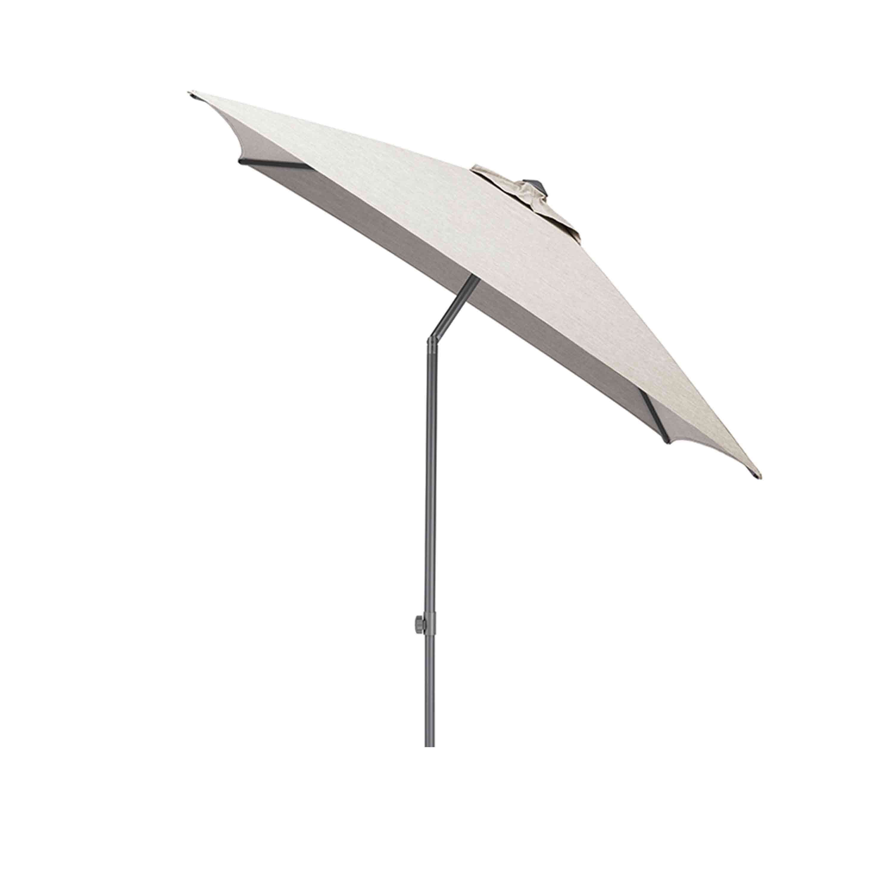 Kettler Sonnenschirm Easy Push 200x200 cm Anthrazit/Hellgrau Meliert