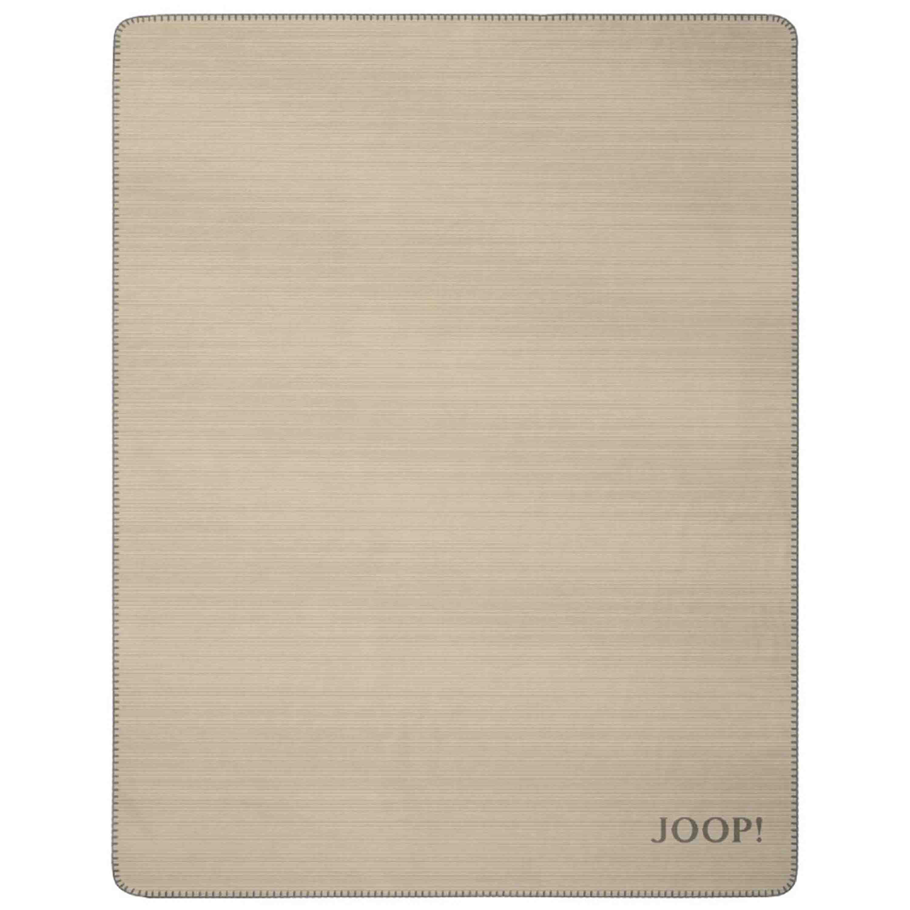 Joop! Wohndecke Melange Doubleface 150x200 cm Cashew Kastanie