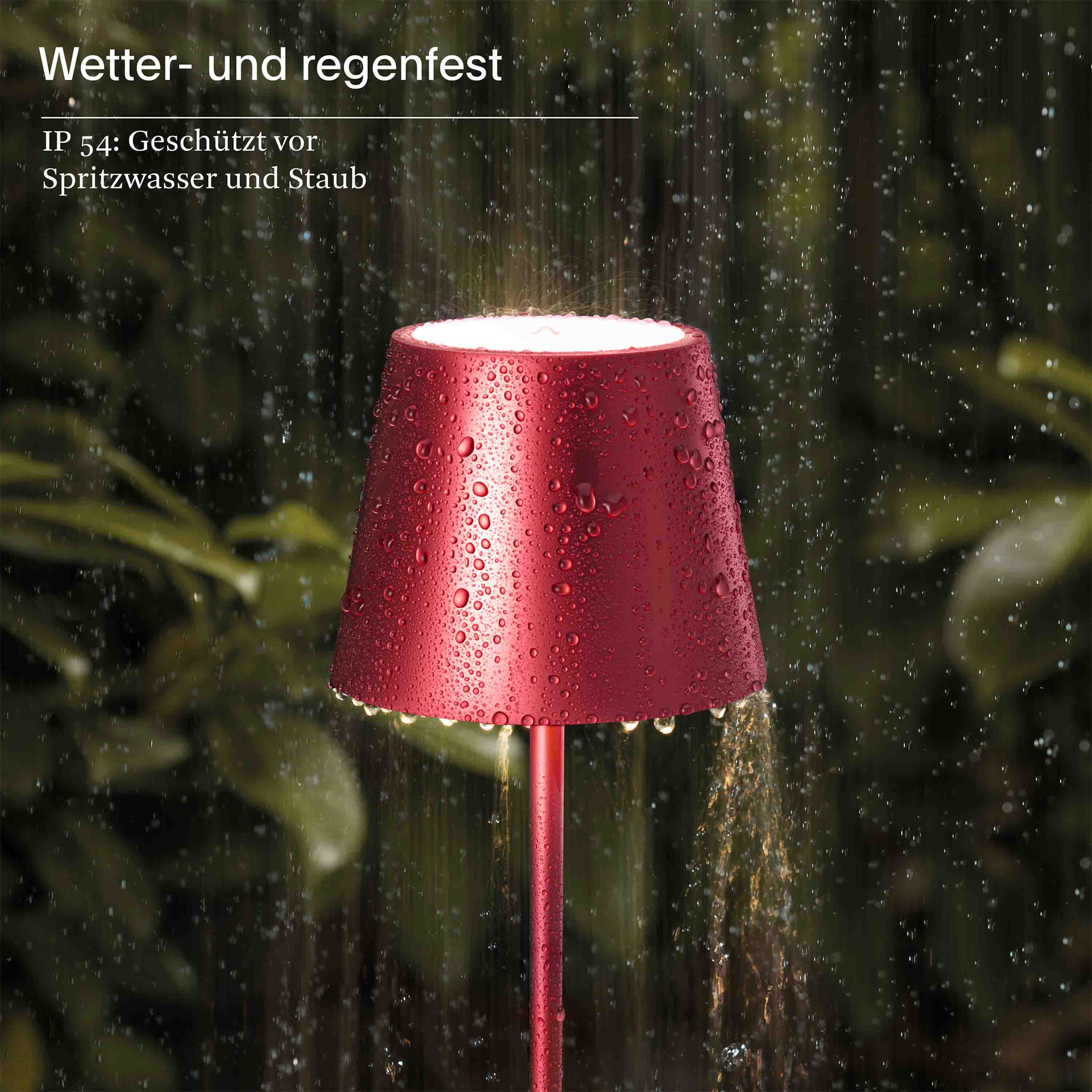Sigor Tischleuchte Nuindie Mini 25cm Rund Kirschrot Sigor Tischleuchte Nuindie Mini 25cm Rund Kirschrot
