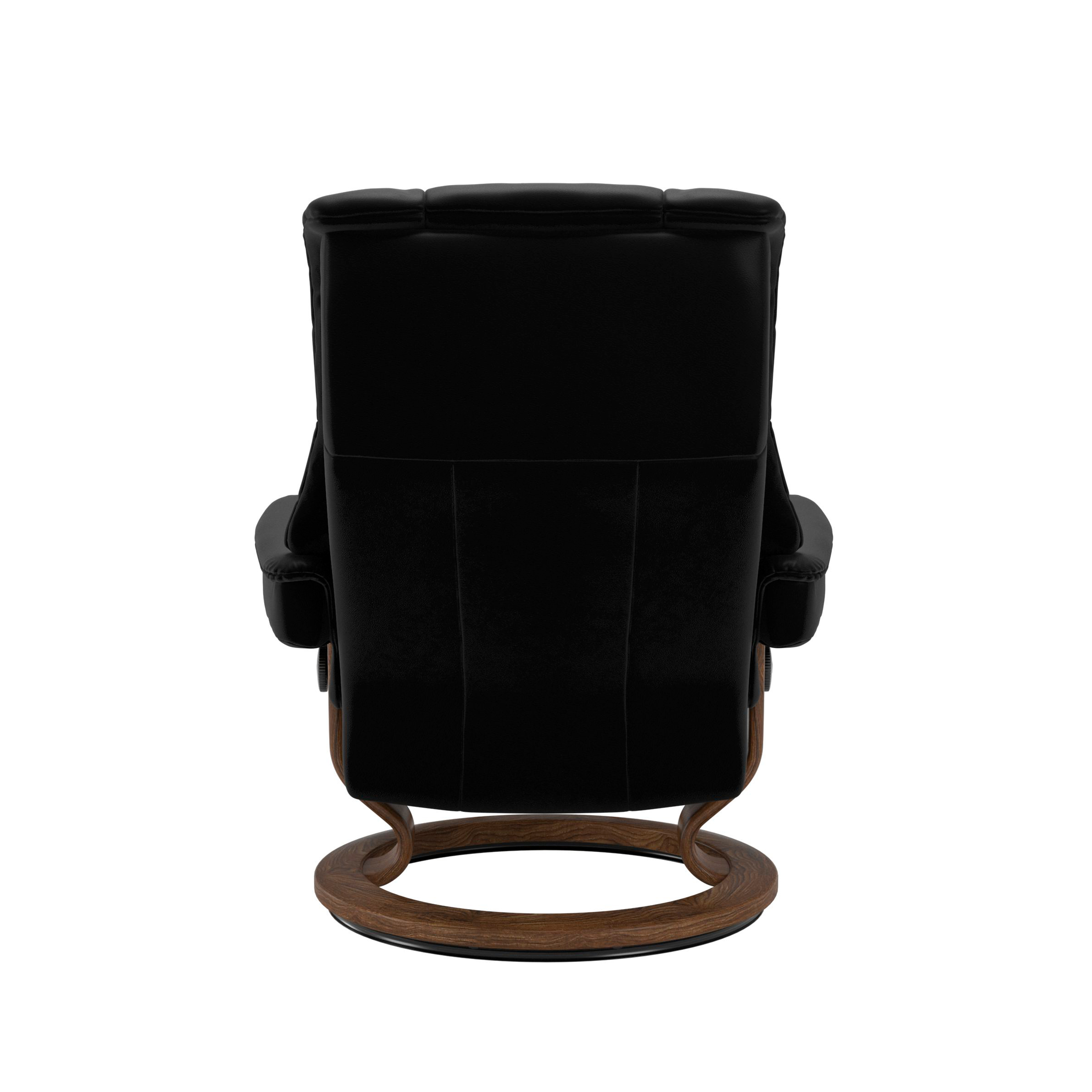 Stressless Mayfair Classic Sessel mit Hocker M Leder Batick Black Teak 