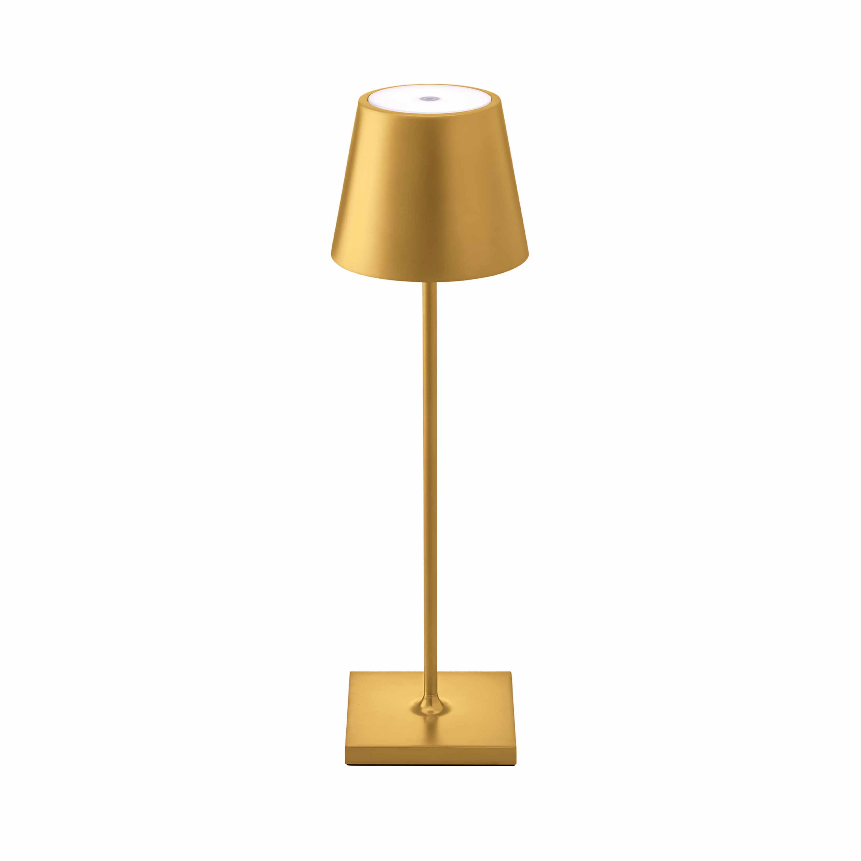 Sigor Tischleuchte Nuindie 38cm Rund Goldfarben