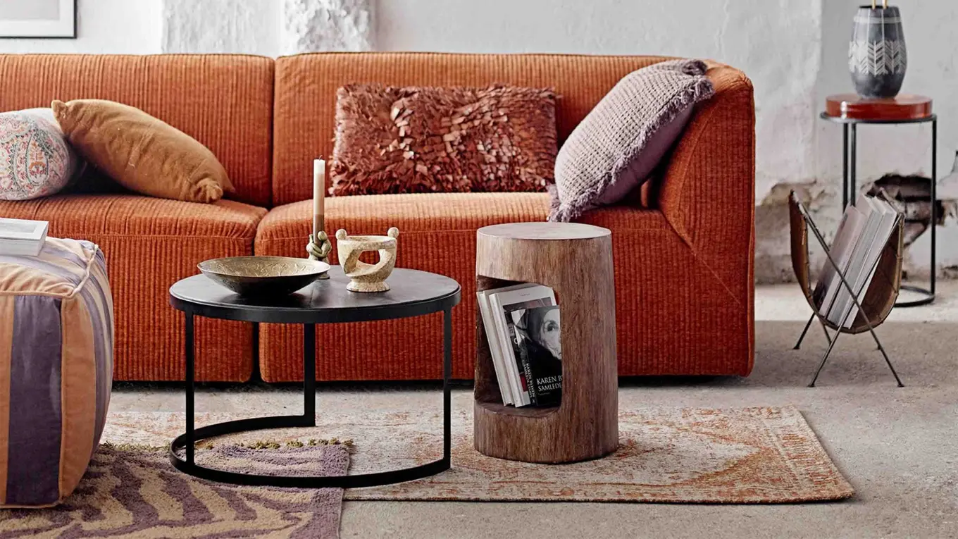Bloomingville Wohnzimmer mit gemütlicher deko