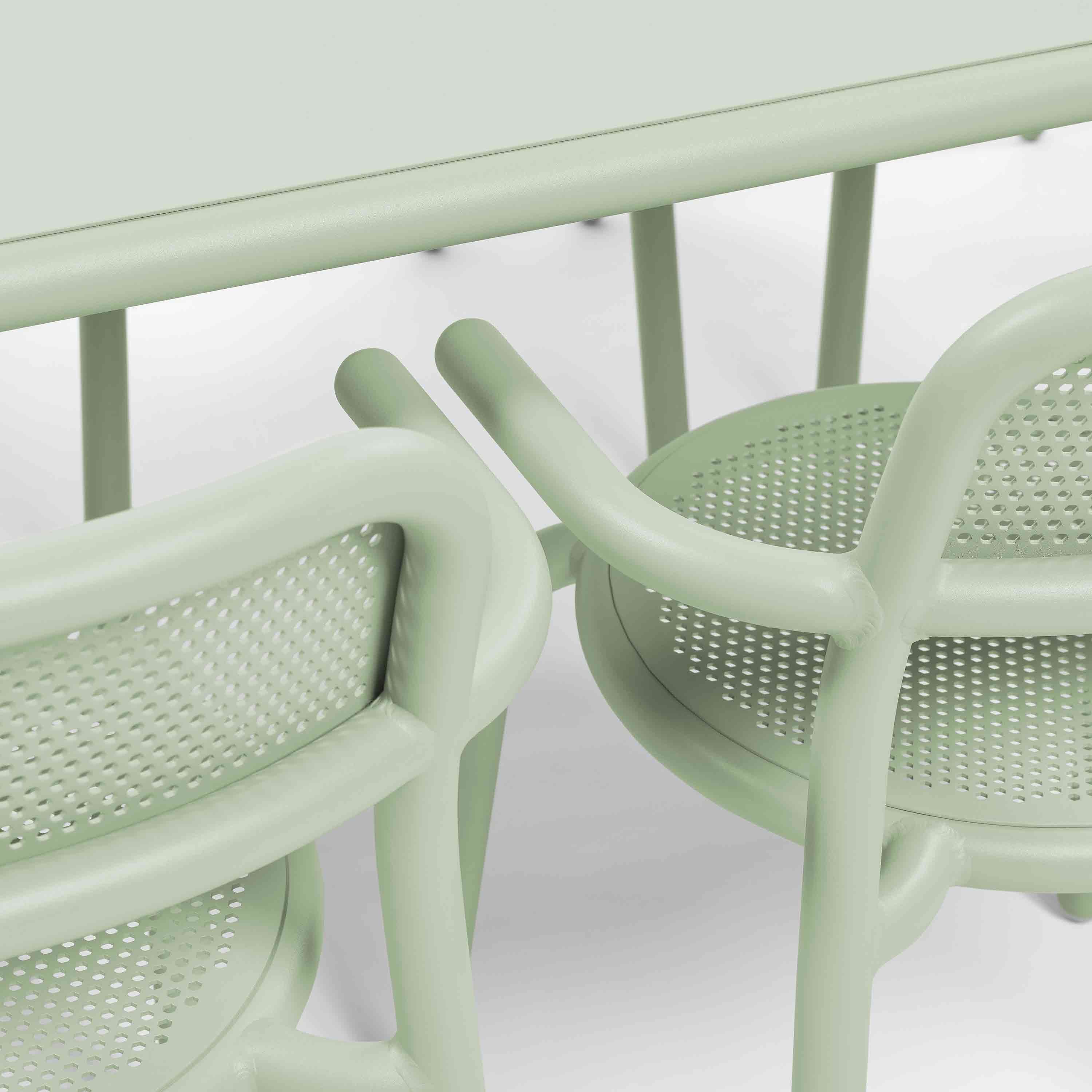 fatboy Gartenstuhl Toni Armchair 4er-Set Mist Green fatboy Gartenstuhl Toni Armchair 4er-Set Mist Green