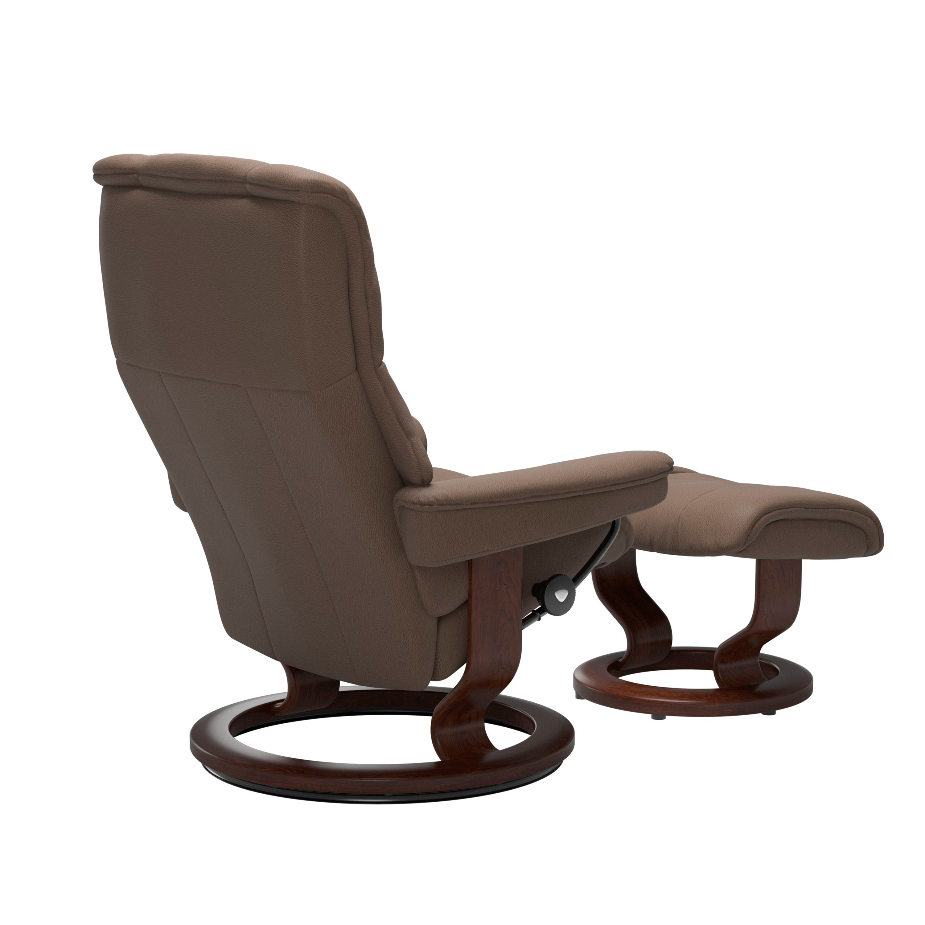 Stressless Mayfair Classic Sessel mit Hocker L Leder Batick Mole Braun 