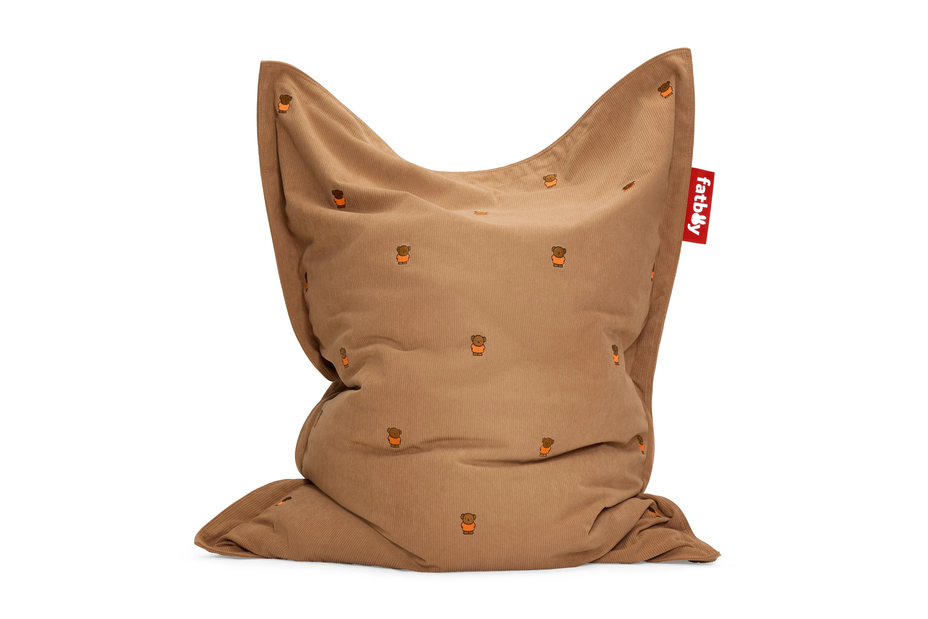 fatboy Sitzsack Original Slim Cord X Boris Teddybear Deep Blue