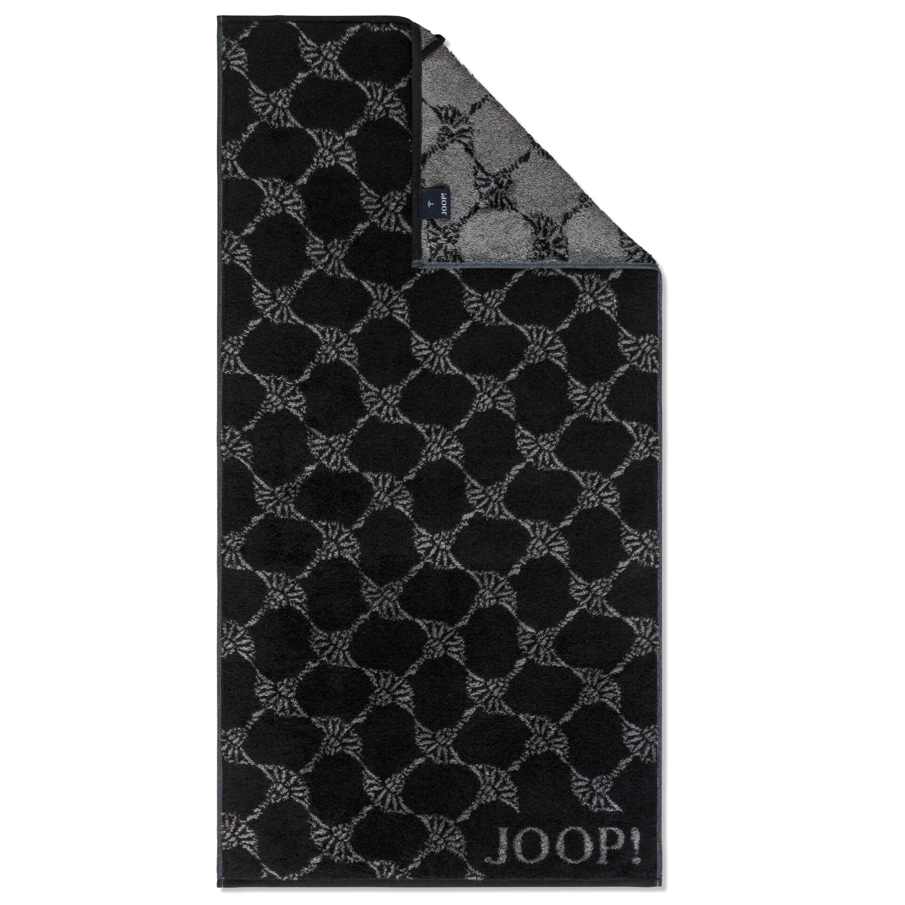 Joop! Handtuch Classic Cornflower 50/100 (3er-Set) Schwarz