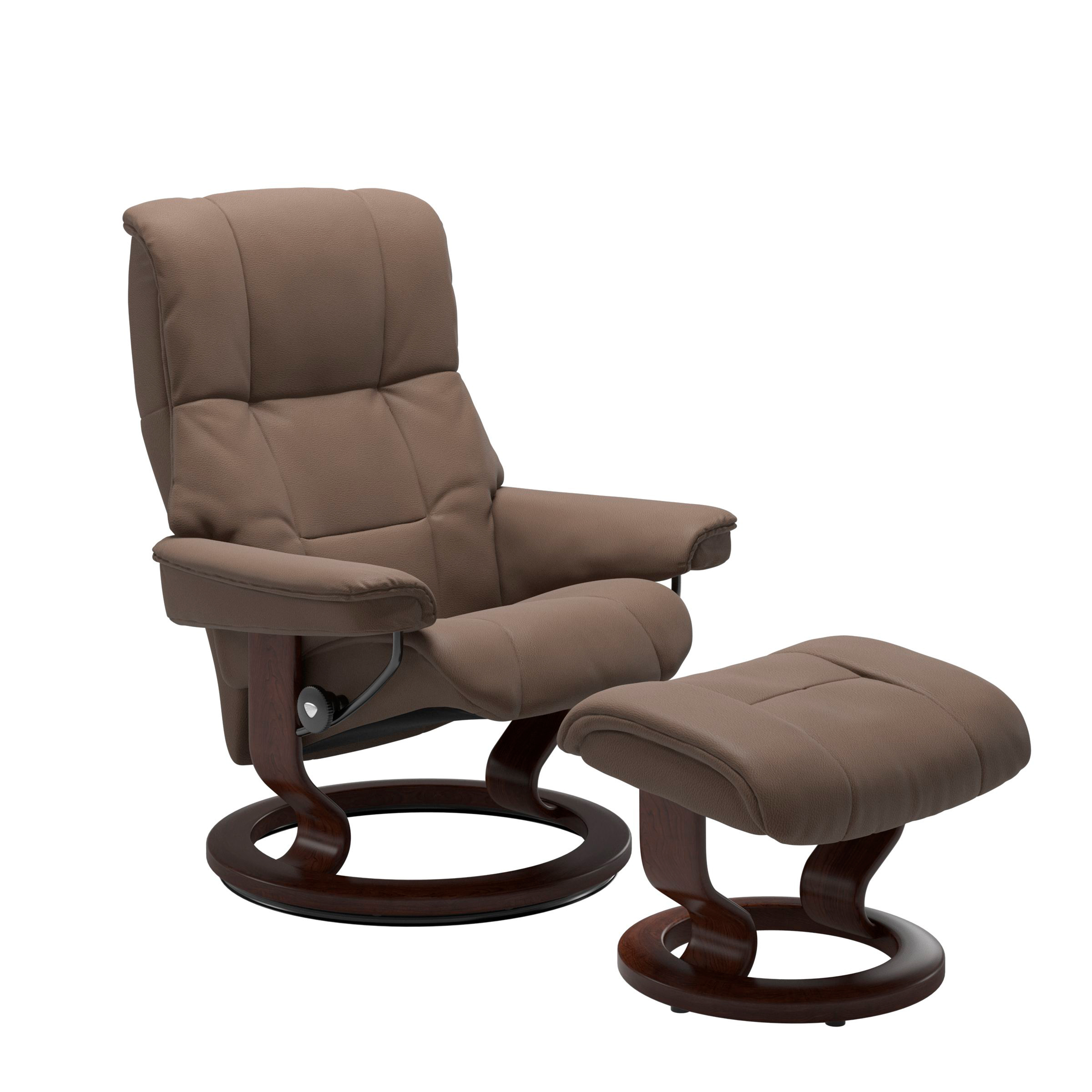 Stressless Mayfair Classic Sessel mit Hocker L Leder Batick Mole Braun 
