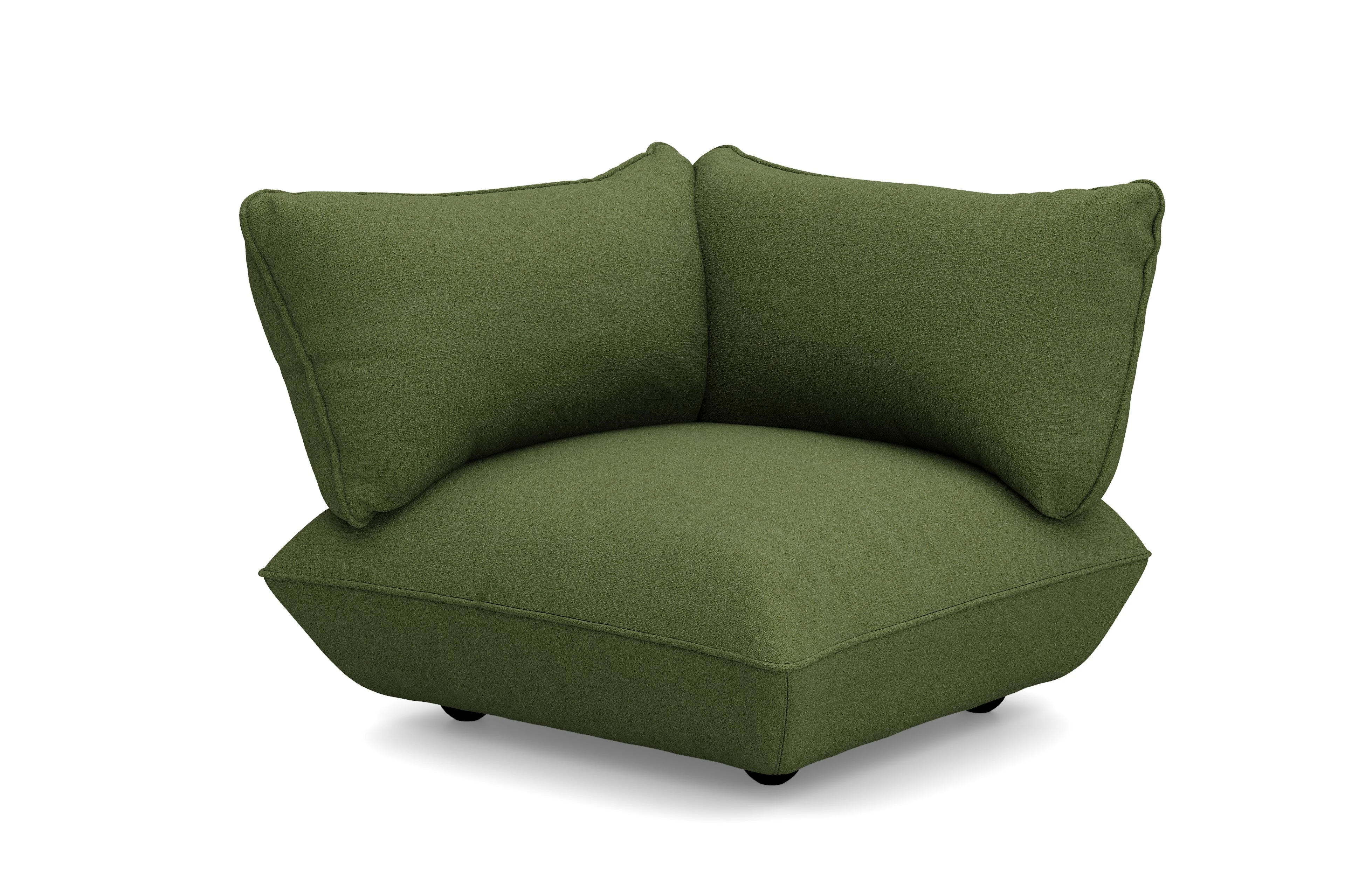 fatboy Sofa Sumo Corner Seat Boucle Recycled Leaf Green