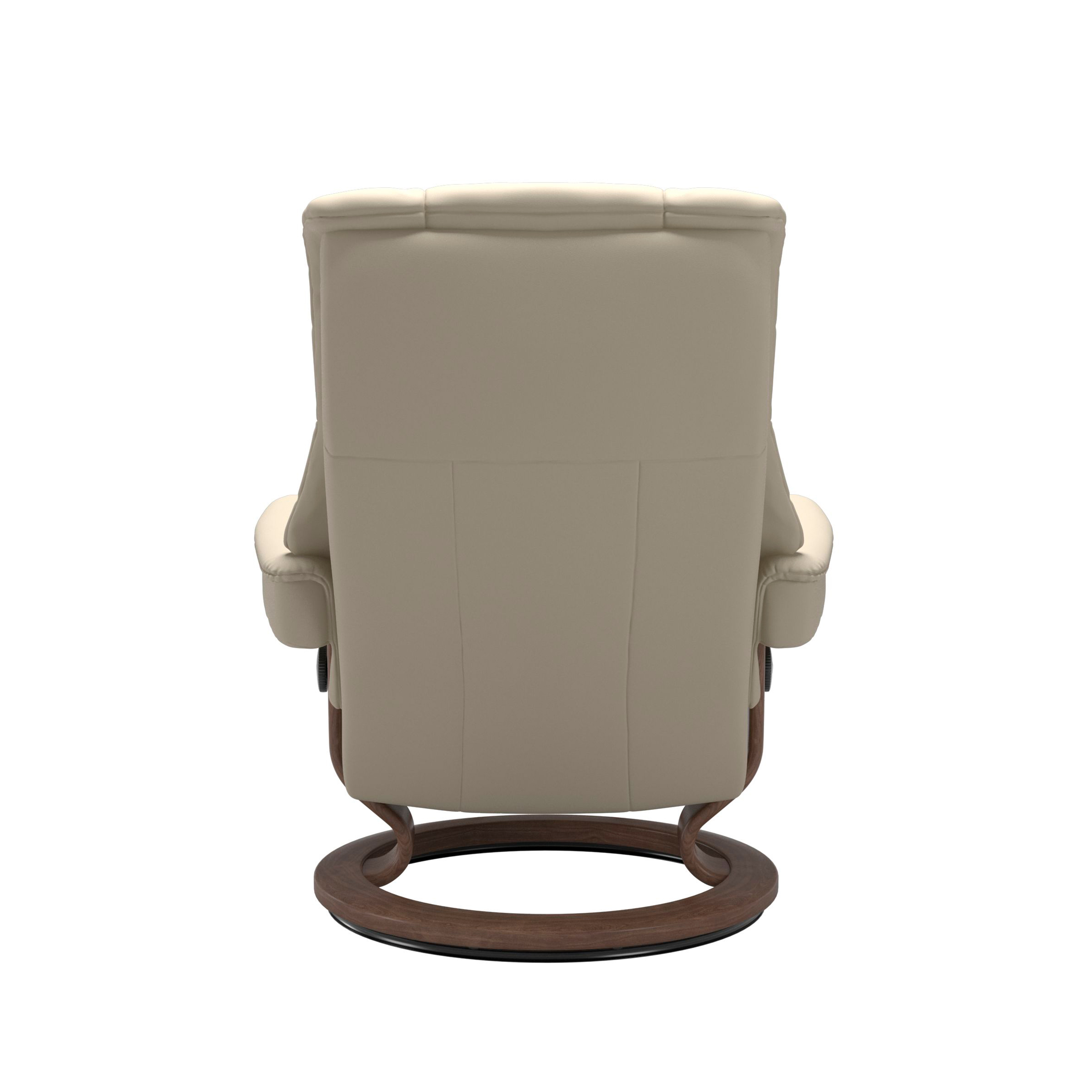 Stressless Mayfair Classic Sessel mit Hocker M Leder Batick Cream Walnuss 