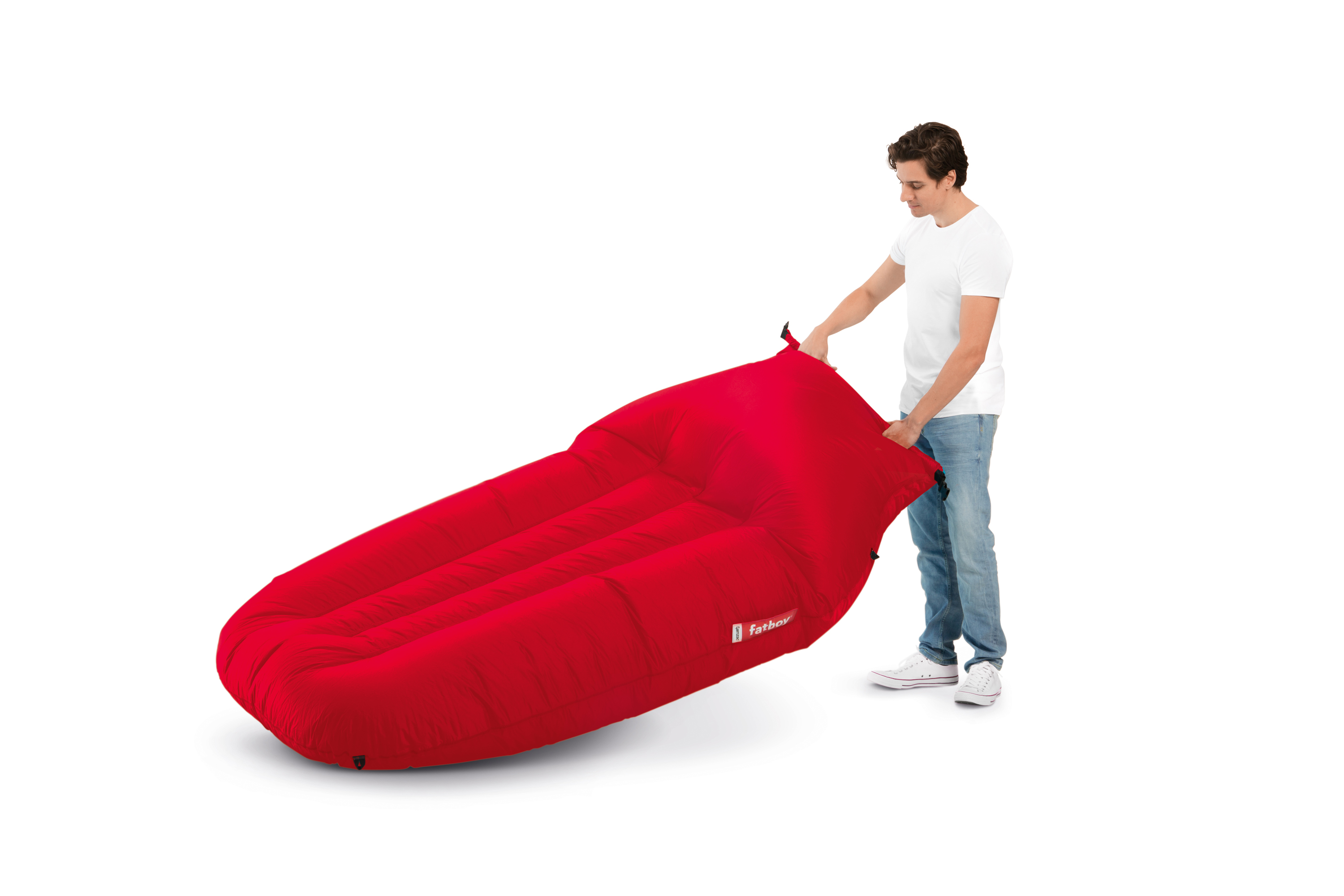 fatboy Aufblasbares Luftsofa Lamzac L Rot fatboy Aufblasbares Luftsofa Lamzac L Rot