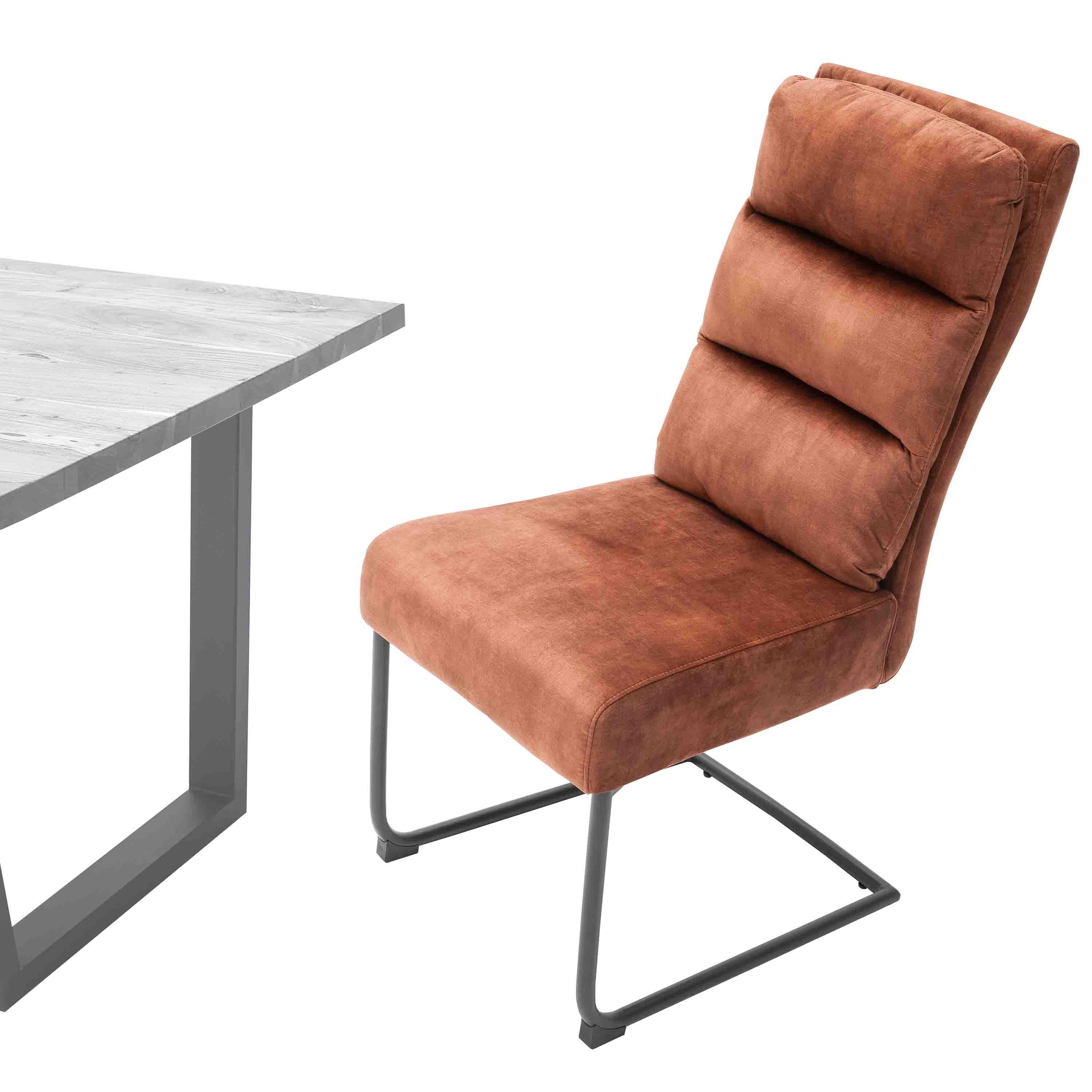 MCA Furniture Schwingstuhl Lampang 2er-Set Rostbraun MCA Furniture Schwingstuhl Lampang 2er-Set Rostbraun