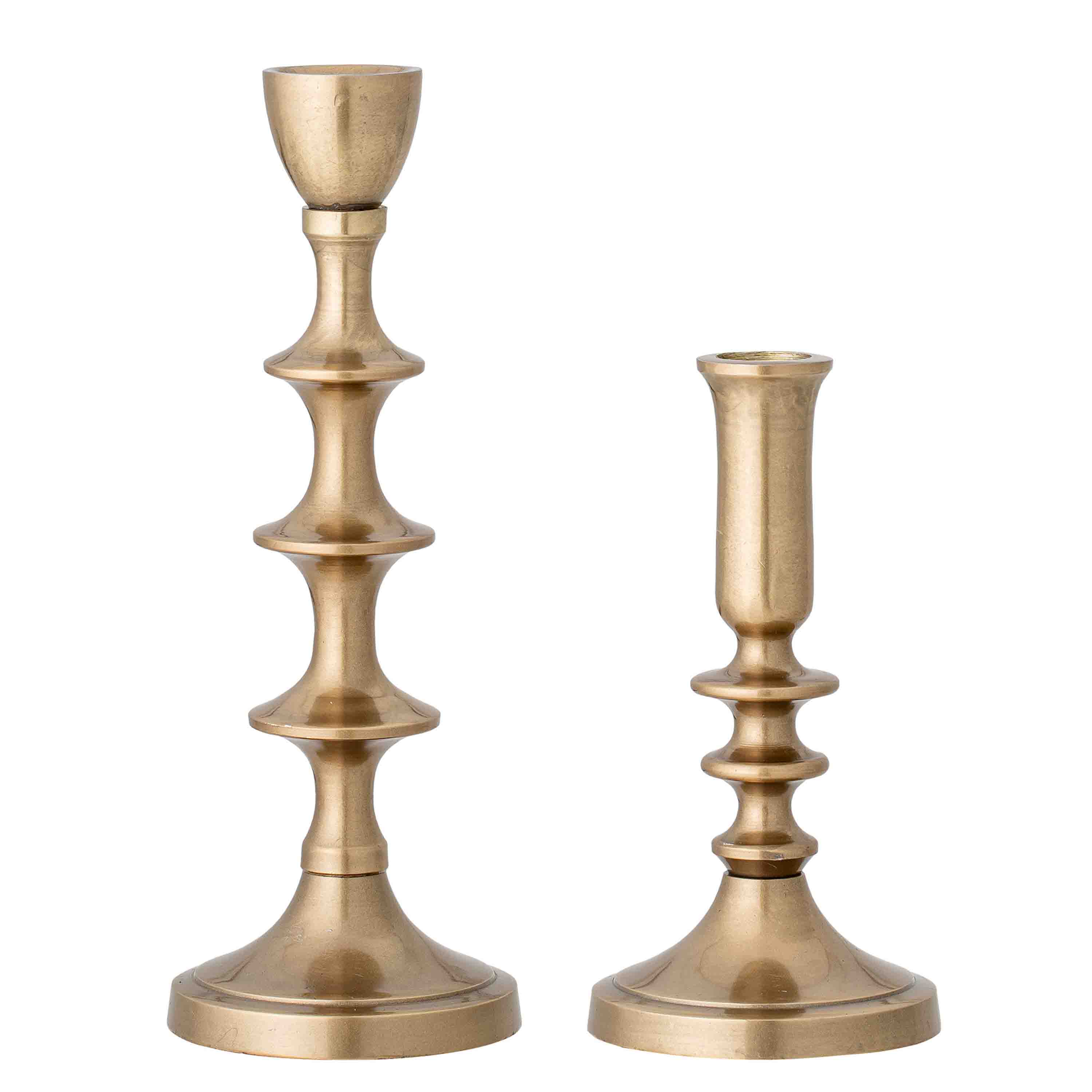 Bloomingville Kerzenständer Elisa 2er-Set Messing Bloomingville Kerzenständer Elisa 2er-Set Messing