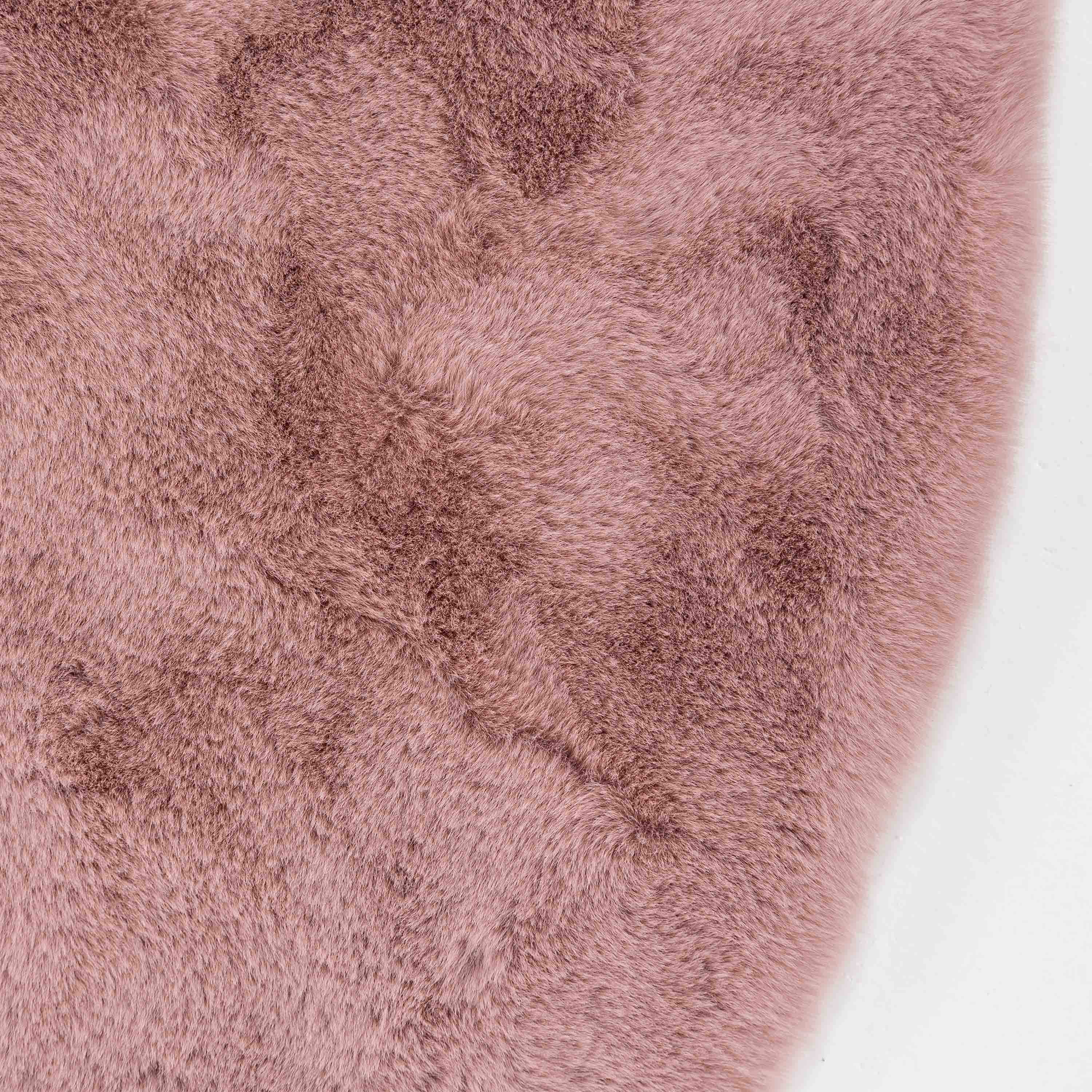 Schöner Wohnen Kollektion Teppich Tender 120 cm Rund Altrosa
