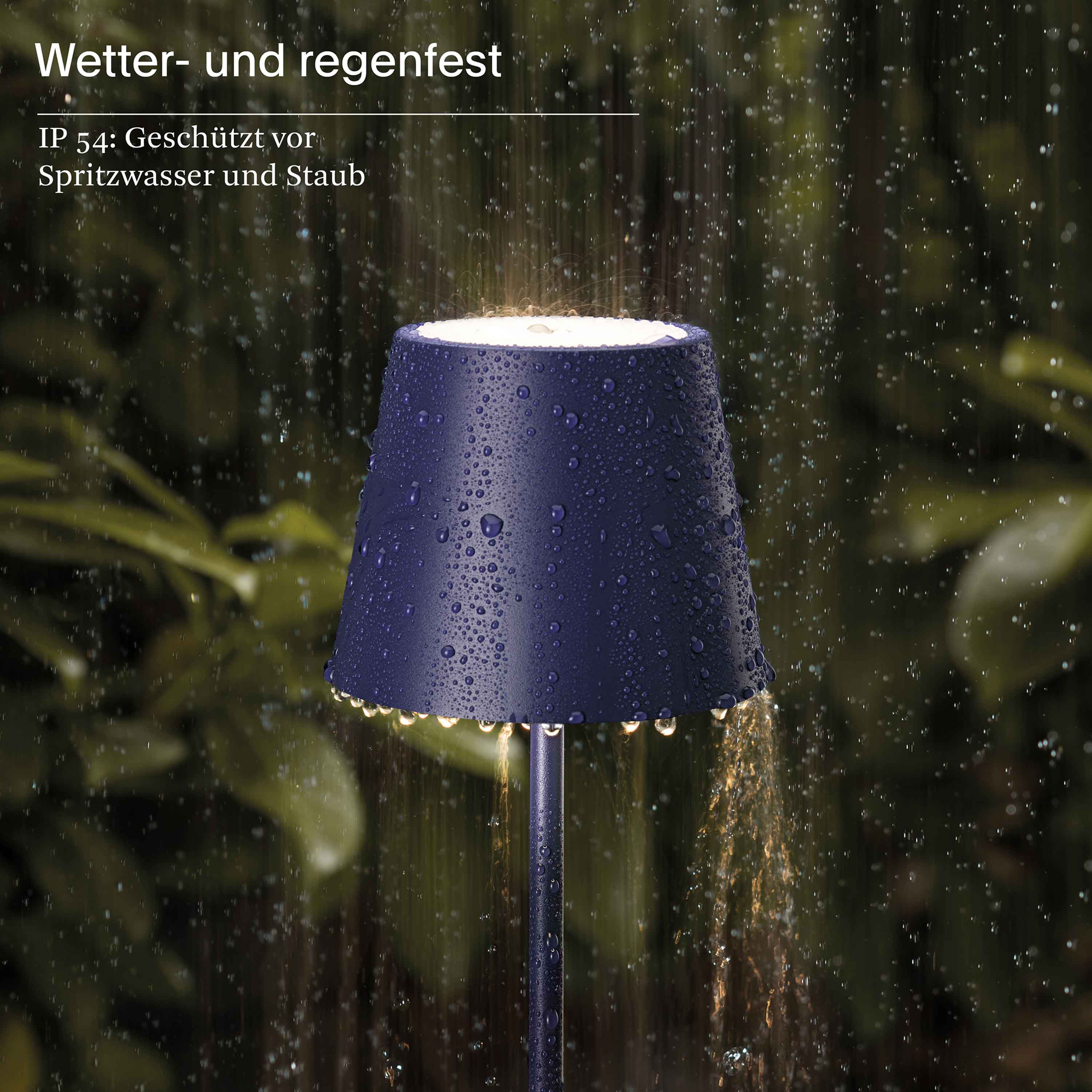 Sigor Tischleuchte Nuindie 38cm Rund Pflaumenblau Sigor Tischleuchte Nuindie 38cm Rund Pflaumenblau