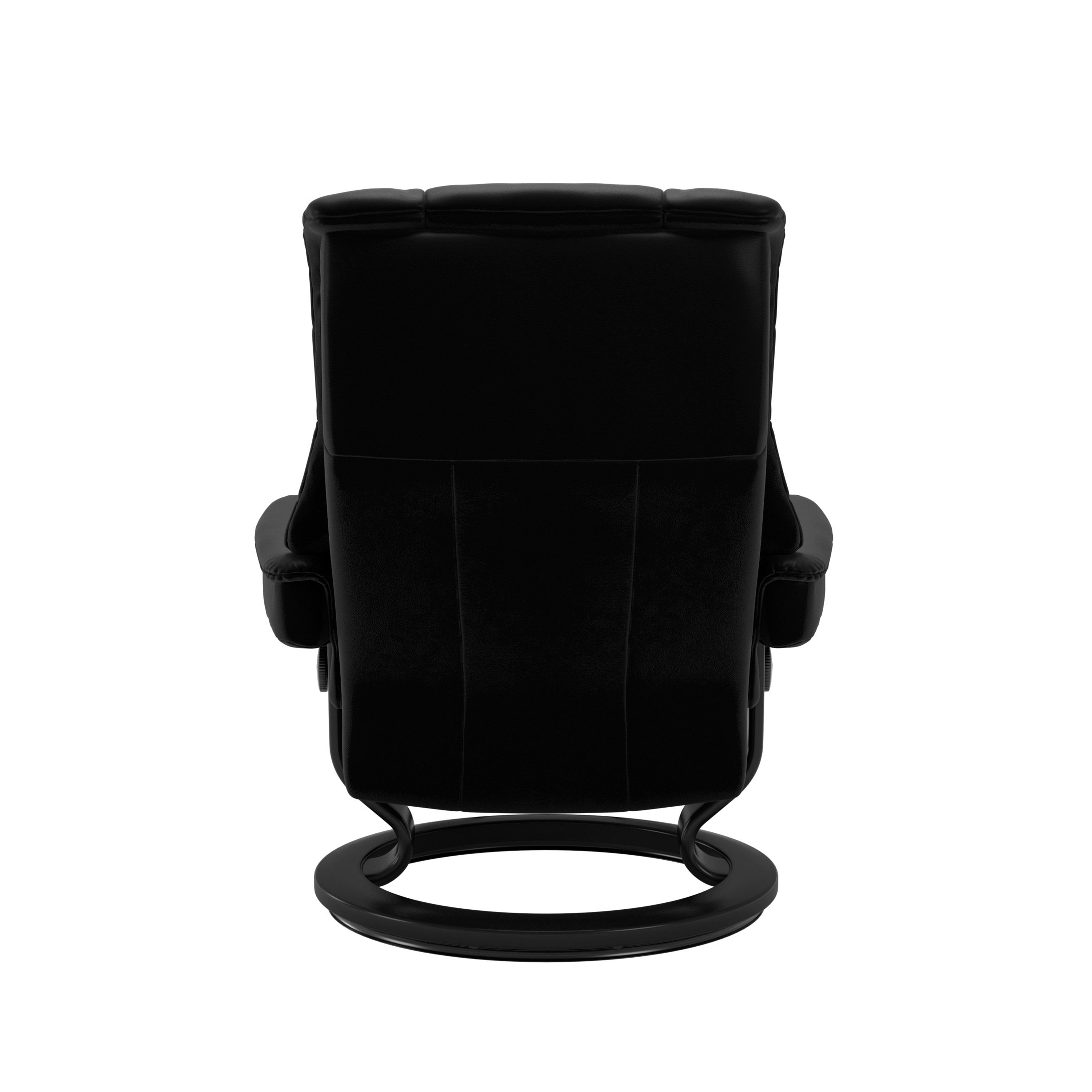 Stressless Mayfair Classic Sessel mit Hocker M Leder Batick Black Schwarz 